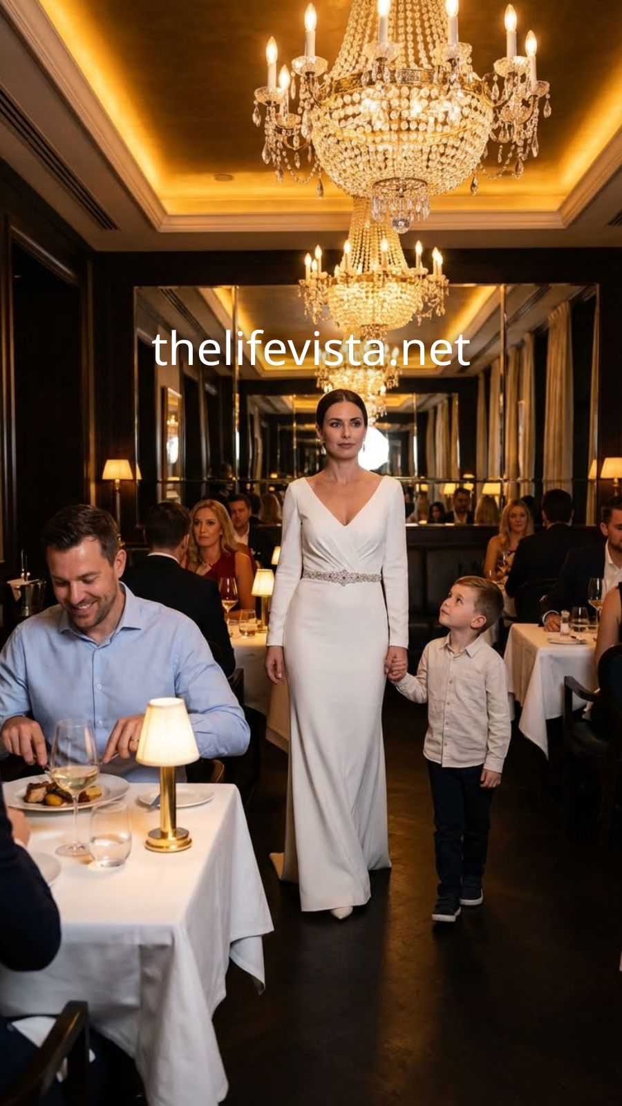 A billionaire took her son out to dinner—then one encounter with a single father changed everything.