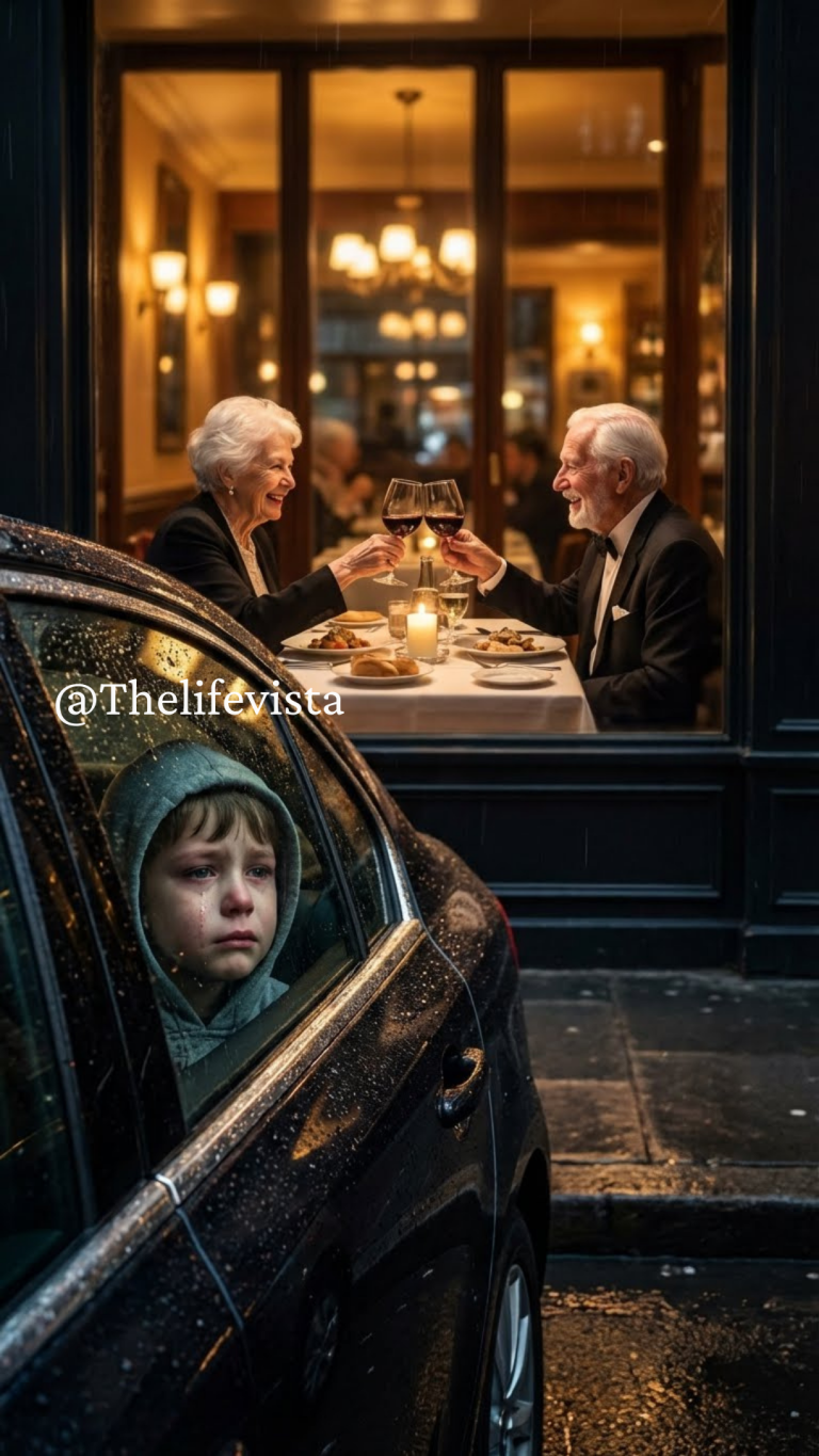 My 8-year-old walked through the door, wrapped his arms around me, and quietly said, “They went to a restaurant… I had to stay in the car for two hours.” I didn’t question him. I just picked up my keys, drove straight to the parents’ house, stepped inside — and without a moment’s hesitation, I did this…