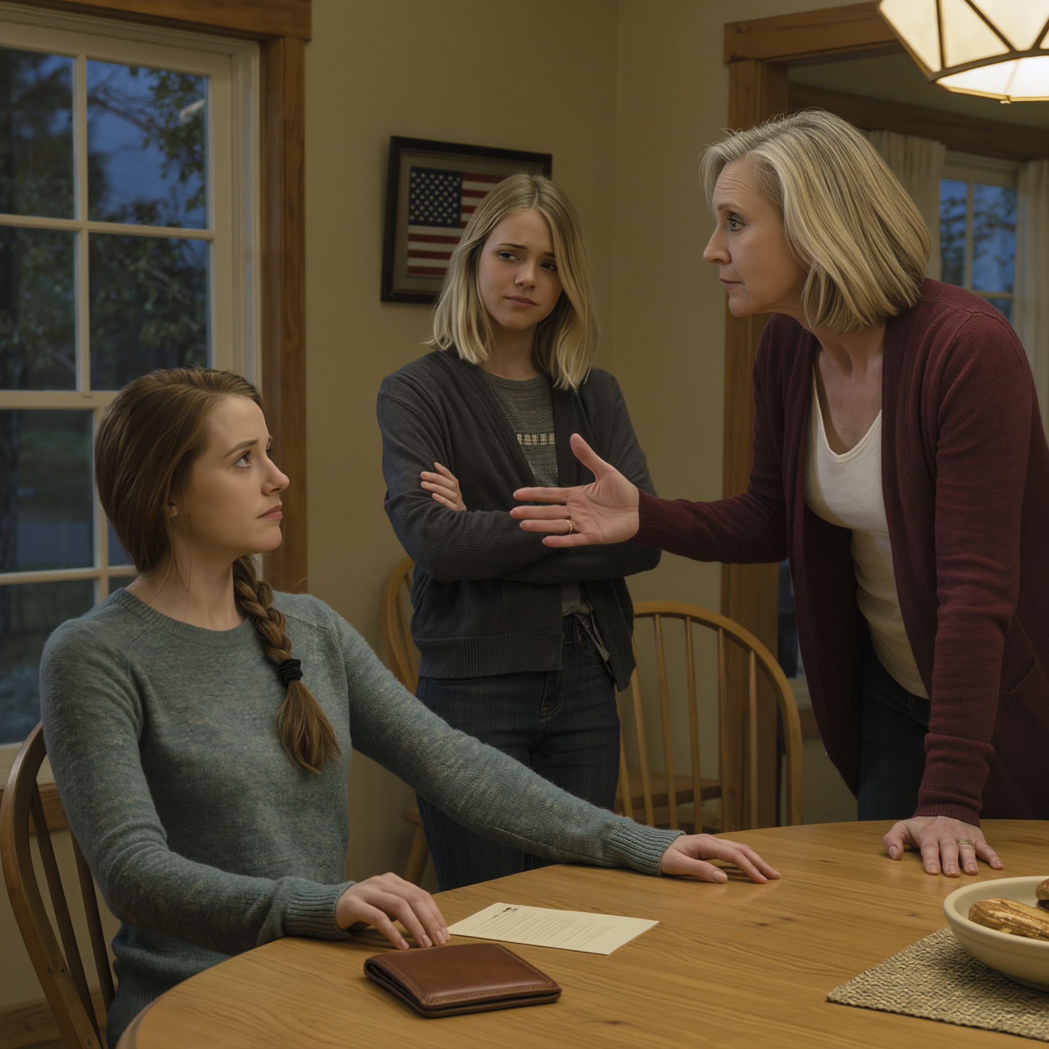 At a family dinner, my mom looked at me and said, ;Give me your credit card, your sister needs $200,000.; I refused. She slammed her hand on the table and raised her voice: ‘Then you can leave this house.’ My sister just sat there, smiling in approval, so I quietly stood up and walked out the door. Ten years later… 35 missed calls from Mom.