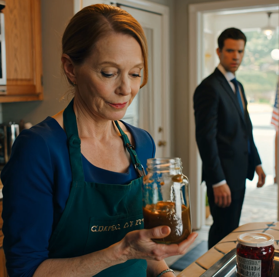 At Thanksgiving dinner, my son said, “Mom, try this special gravy I made.” I quietly switched plates with his wife. Thirty minutes later…