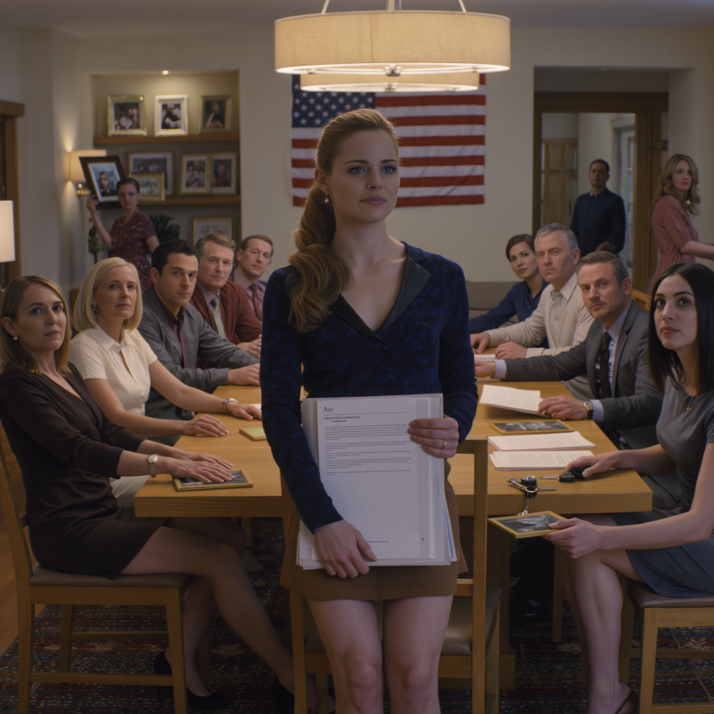 My Sister Slapped Me At Family Dinner And Snarled: “You’ve Got 10 Minutes To Get Out Of My House.” Mom And Dad Laughed, Clapping In Support. I Smiled, Pulled Out A File, Slammed It On The Table, And Said: “Then You All Only Have 5 Minutes.”