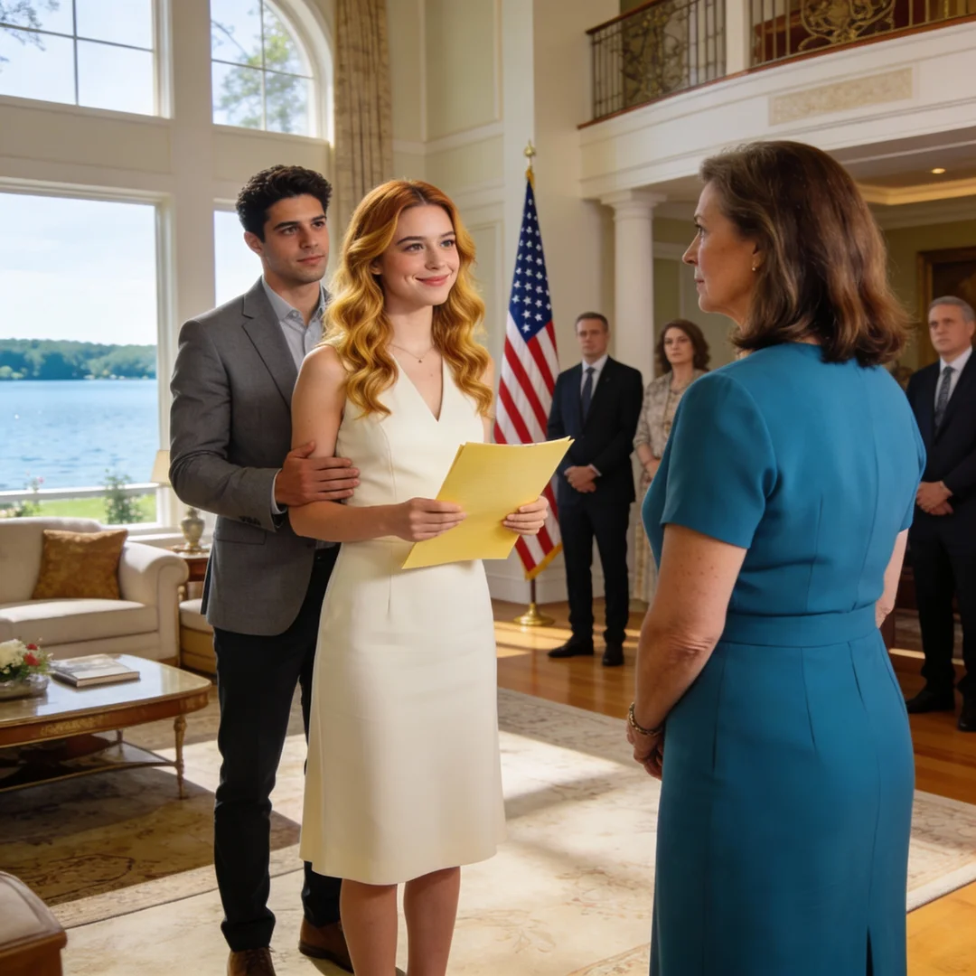 I used my inheritance to buy my husband’s family their dream lake house. At the housewarming party, his mother announced, “It’s a shame our son married a poor orphan.” My husband just laughed. Then I showed them the real deed to the house, and when they saw the name of my father’s trust, the entire room went silent…