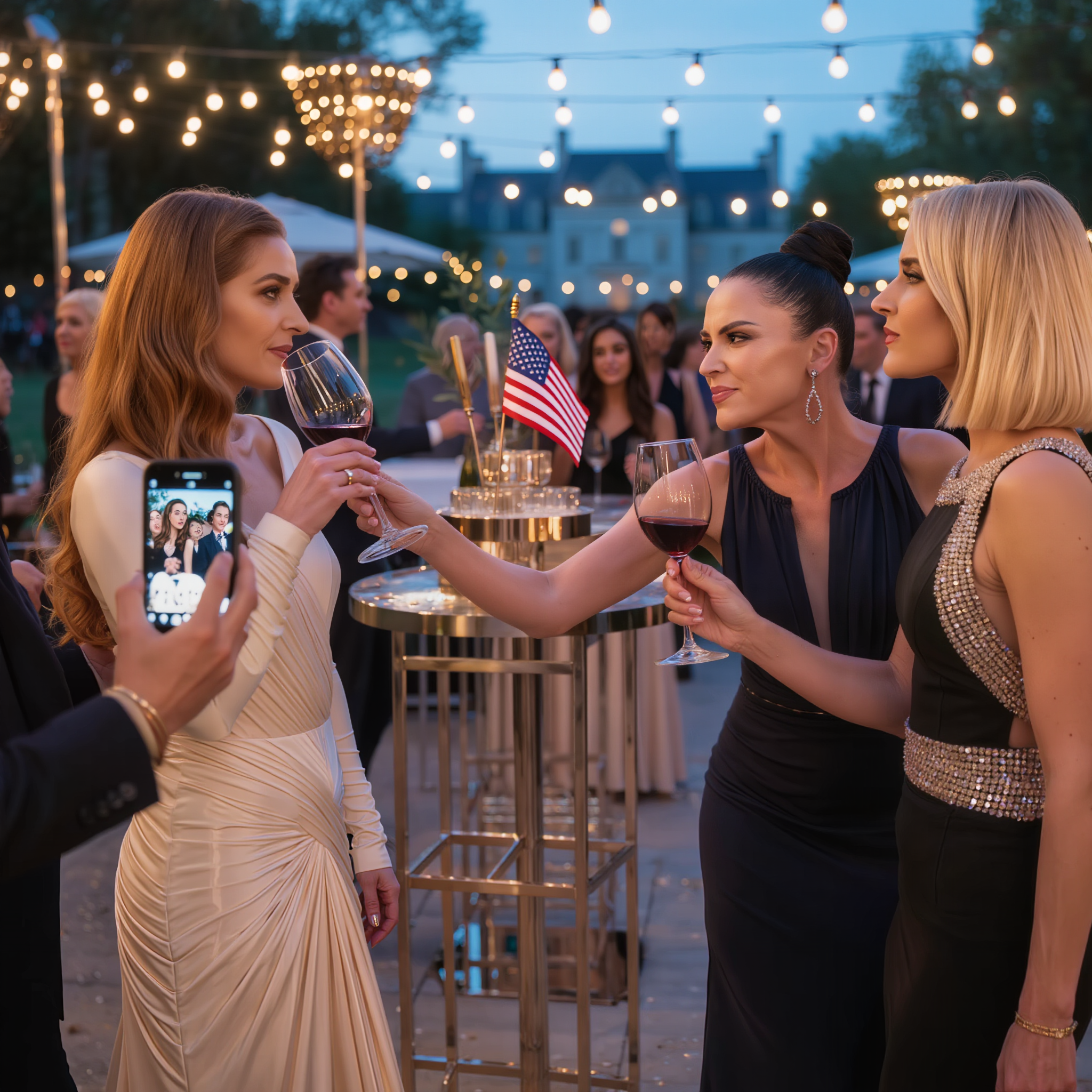 At my engagement party, my mother handed me a glass of red wine with a smile devoid of any sparkle in her eyes. The wine… smelled strange. I casually swapped glasses with my sister. Thirty minutes later, the music stopped. My sister slumped in her chair while the guests chattered. Then my mother leaned in and whispered something that broke my heart.