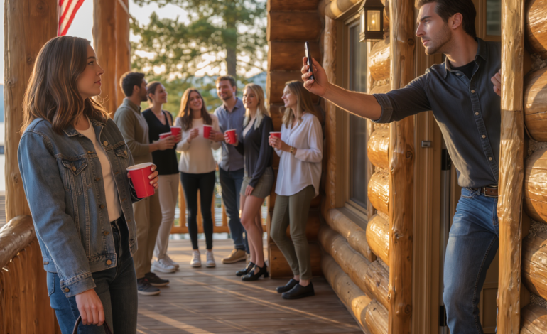 “Called a ‘freeloader’ right on the photos, the cabin ‘for family only,’ 847 likes rushed in to cheer — I typed exactly two words ‘Have fun’… the next morning, someone had to read the ‘rules of the game’ again.”