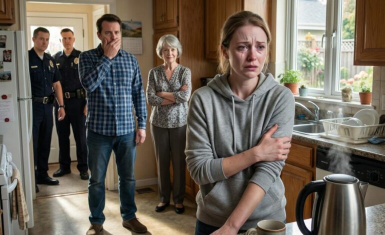 I politely asked my mother-in-law not to smoke in the room because our baby was sleeping there. My husband suddenly yelled, “Shut up! You smell worse than cigarette smoke!” and then poured boiling water over me. His mother just stood there, smirking. But ten minutes later, I did something he never expected…