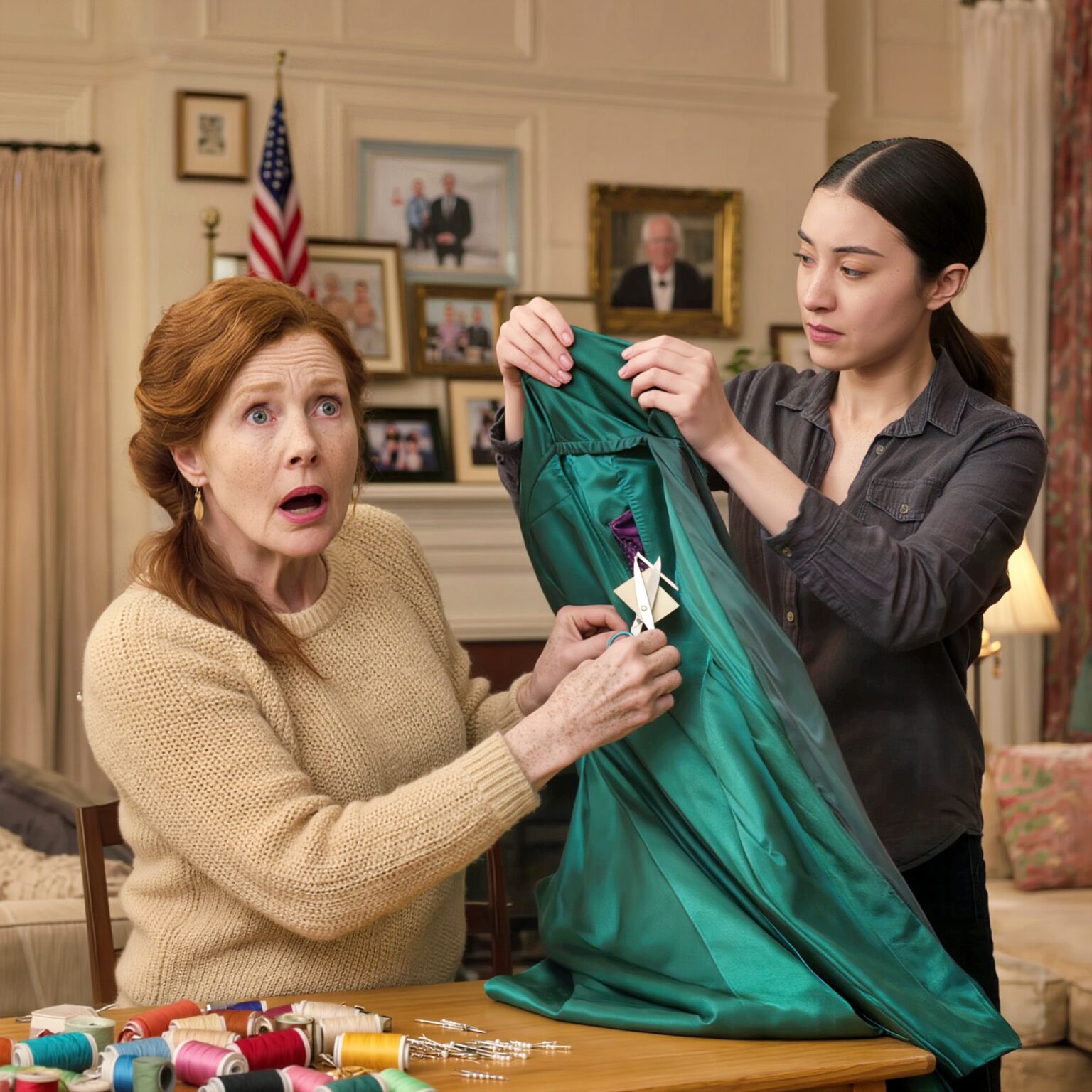 On the night before my birthday, my late father suddenly appeared in a dream and said, “Don’t wear the green dress your husband gave you!” When the seamstress brought the dress, I froze when I realized that the dress was green exactly as in the dream – and that was only the beginning of everything.