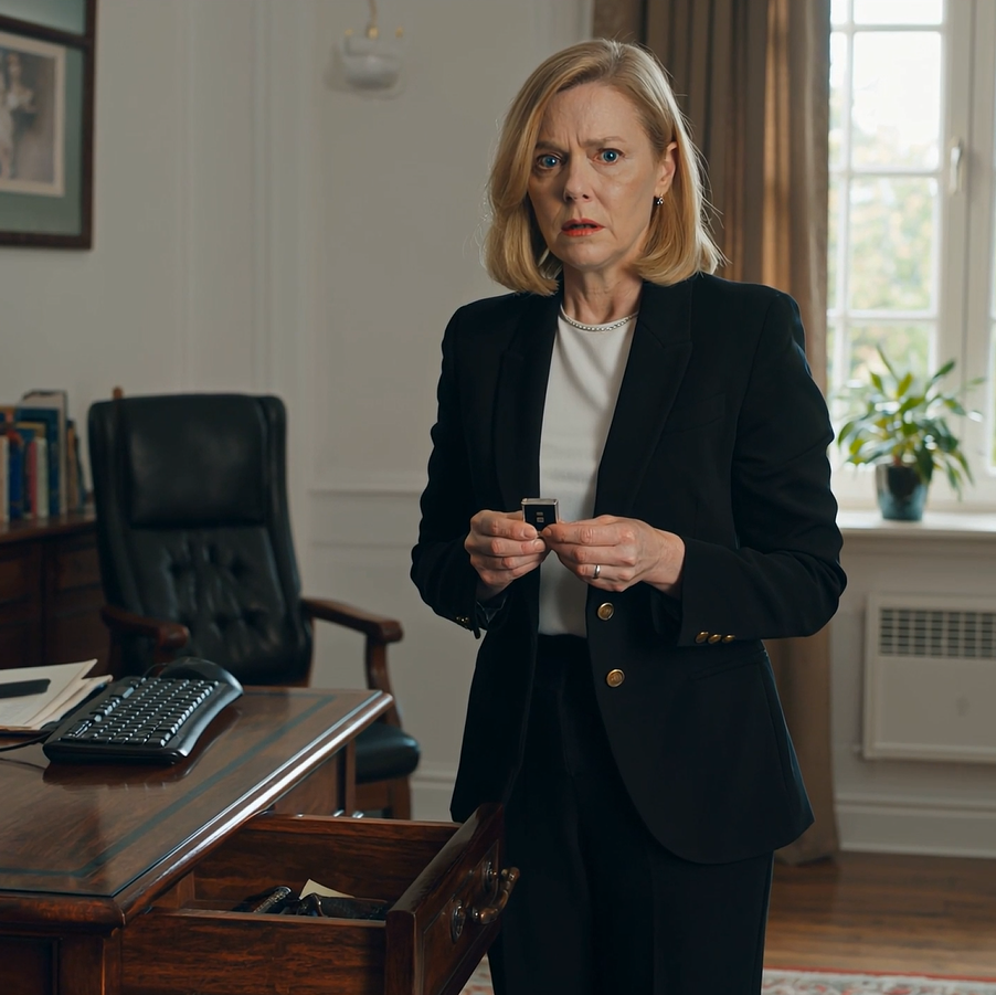 While organizing my late husband’s office, I found a flash drive with a label that said: “Sarah, only if I die.” I plugged it into the computer. The video started: my husband, crying, saying, “Sarah… I… am not…” I lost my breath. Then I called my lawyer. Twenty-four hours later, I had evidence — and a plan.