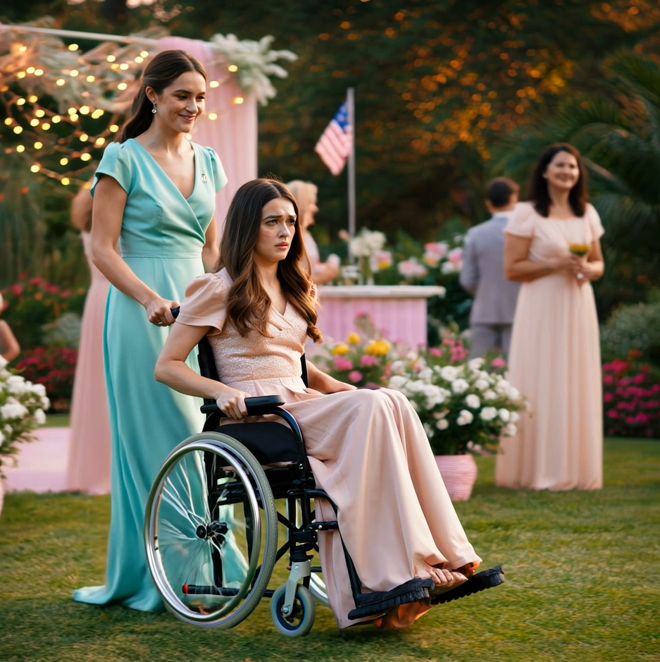 Sister Told Guests I Was Faking Paralysis for Pity, Then Yanked Me Out of My Chair Into a $10,000 Champagne Tower — What She Didn’t See Was Who Was Already Dialing 911 Behind Her