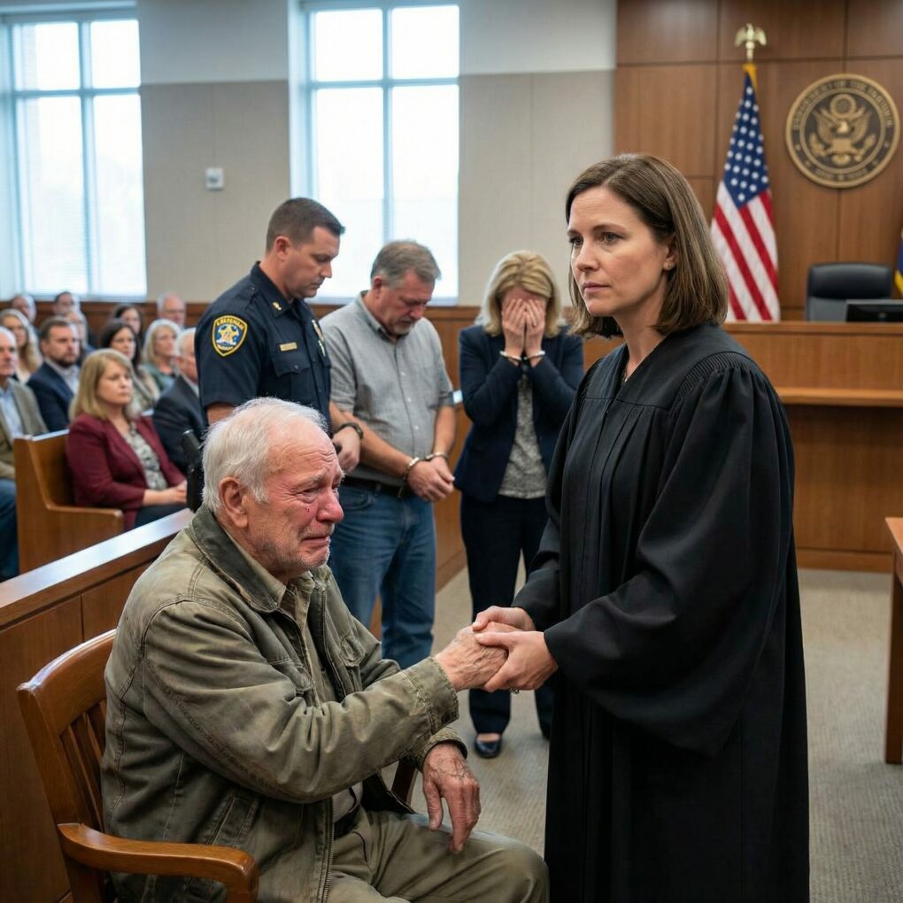 I never told my parents I was a federal judge after they abandoned me ten years ago. Before Christmas, they suddenly invited me to “reconnect.” When I arrived, my mother pointed to the freezing garden shed. “We don’t need him anymore,” my father sneered. “The old burden is out back—take him.” I ran to the shed and found Grandpa shivering in the dark. They had sold his house and stolen everything. That was the line. I pulled out my badge and made one call. “Execute the arrest warrants.”