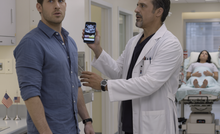 During my wife’s prenatal ultrasound, the doctor stared at the screen and his hands started shaking. He hadn’t even finished the examination he pulled me into the hallway and whispered, ‘Leave this hospital immediately… and get a divorce.’ I really thought he’d lost his mind. ‘What are you talking about?’ His eyes broadened. ‘There’s no time to explain. You’ll understand when you see it.’ When I looked at that screen again, I knew one thing for sure: I couldn’t go home.