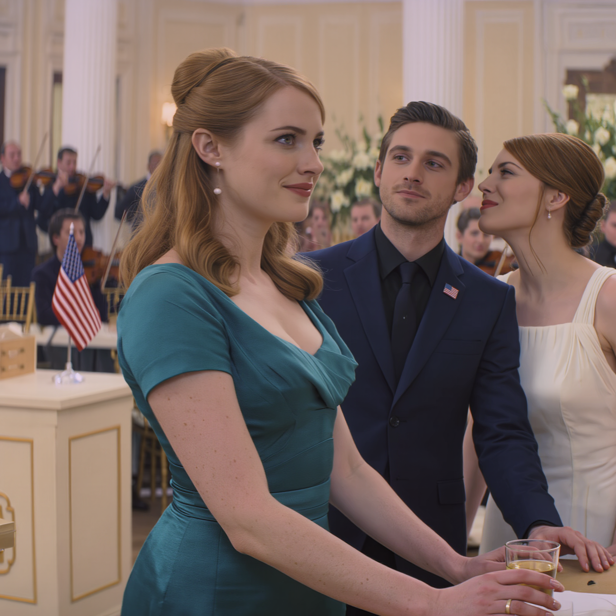 I walked into my brother’s engagement party. The bride leaned in with a tight smile and whispered, ‘You shouldn’t have come… you’ll ruin the photos.’ She didn’t know I own the company where she and her family work — or that a decision about her contract would be made before the wedding.