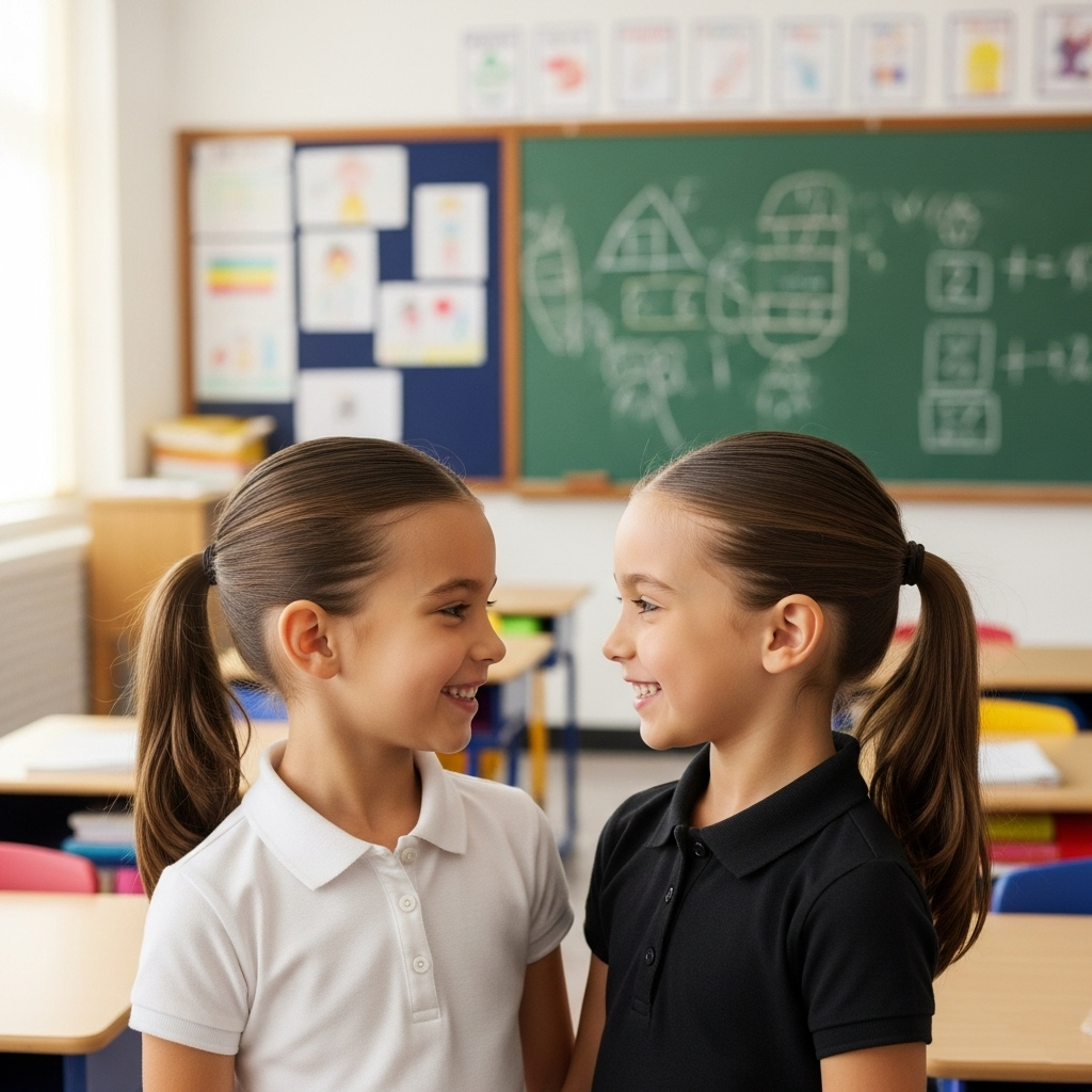 A 6-year-old told her mom she found a Black girl at school who looks just like her what the DNA test revealed was completely unexpected.