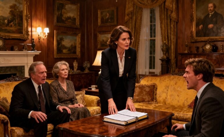 Parents transferred our family estate to my brother they forgot to check the hidden trust. They thought everything was his until the lawyer revealed the overlooked documents. My brother’s smile vanished, my parents were stunned, and then the real heir was revealed…