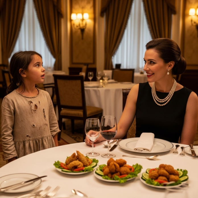 Homeless Girl Asks a Millionaire Woman: ‘Can I Eat Your Leftovers?’ — And She Changes Everything