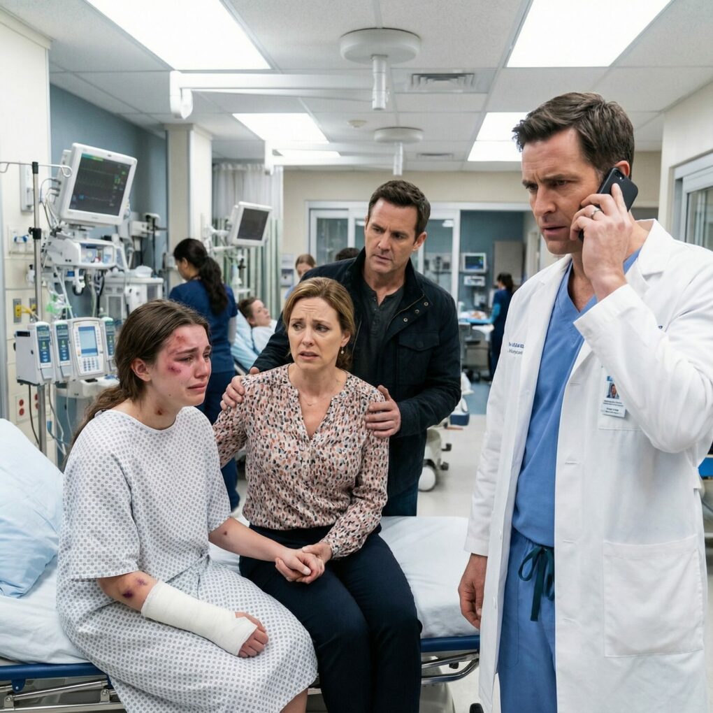 My stepfather beat me every day as a form of entertainment. One day, he broke my arm, and when we took me to the hospital, my mother said, “It was because she accidentally fell off her bike.” As soon as the doctor saw me, he picked up the phone and called 911.