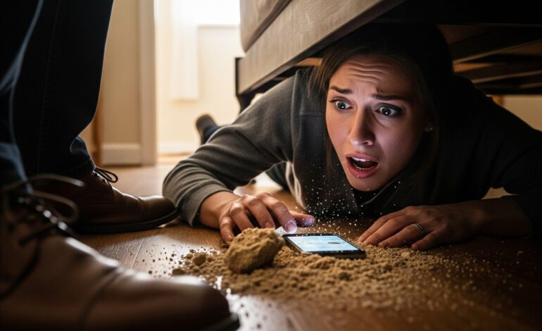 Discover more furniture email Home Storage & Shelving doors family Doors & Windows Autos & Vehicles Email & Messaging emails Family When I moved into my new apartment in Oregon, my elderly neighbor stopped me in the hallway and warned, “Your place makes strange noises at night.” I laughed it off. “Impossible—I live alone.” But he insisted, lowering his voice, “I hear a man talking in there. Every night. Around two in the morning.” That night, I set off my car alarm, pretended to leave for work, then slipped back inside and hid under my bed. A little after 2 a.m., the front door clicked open. Footsteps crossed the living room. And then a calm, unfamiliar male voice drifted through the darkness: “I told you she’d believe me.”