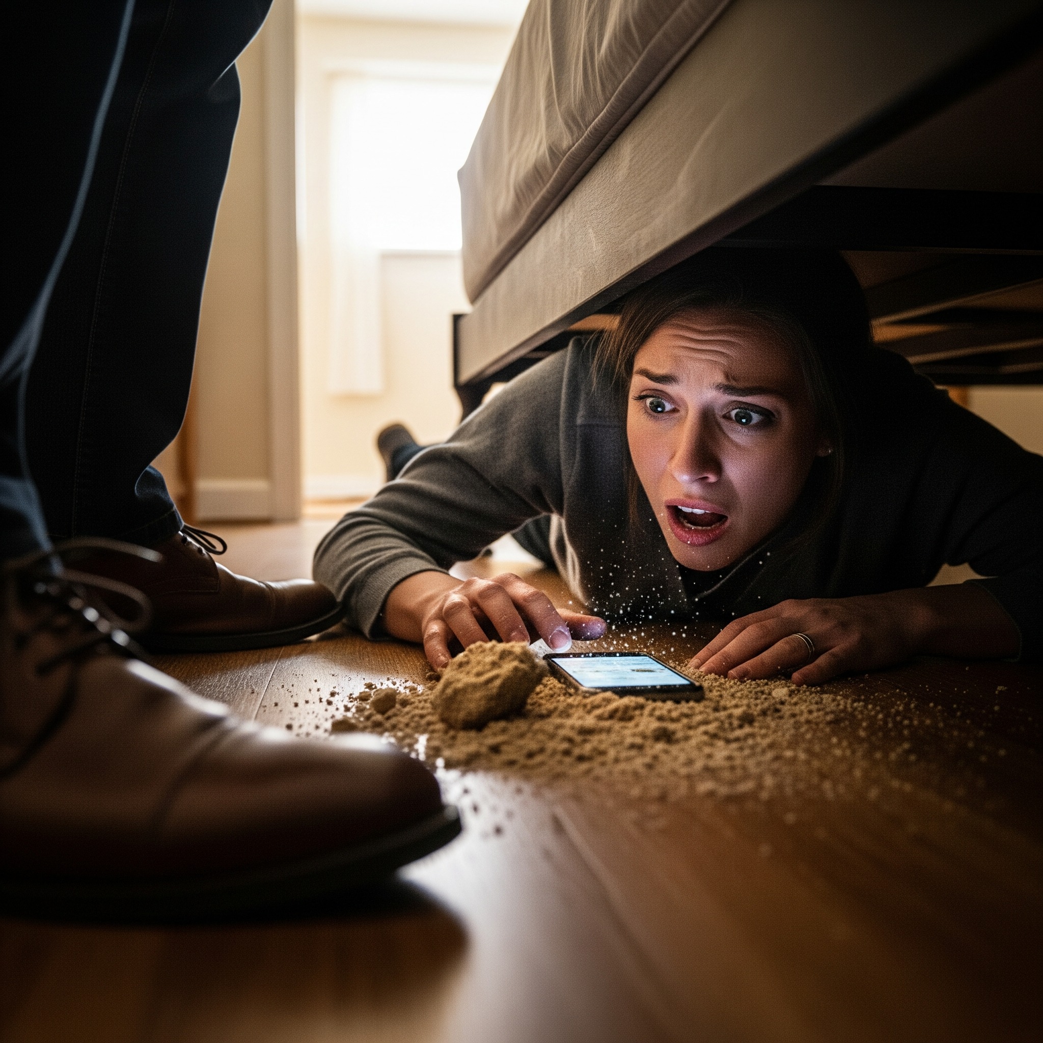 Discover more furniture email Home Storage & Shelving doors family Doors & Windows Autos & Vehicles Email & Messaging emails Family When I moved into my new apartment in Oregon, my elderly neighbor stopped me in the hallway and warned, “Your place makes strange noises at night.” I laughed it off. “Impossible—I live alone.” But he insisted, lowering his voice, “I hear a man talking in there. Every night. Around two in the morning.” That night, I set off my car alarm, pretended to leave for work, then slipped back inside and hid under my bed. A little after 2 a.m., the front door clicked open. Footsteps crossed the living room. And then a calm, unfamiliar male voice drifted through the darkness: “I told you she’d believe me.”