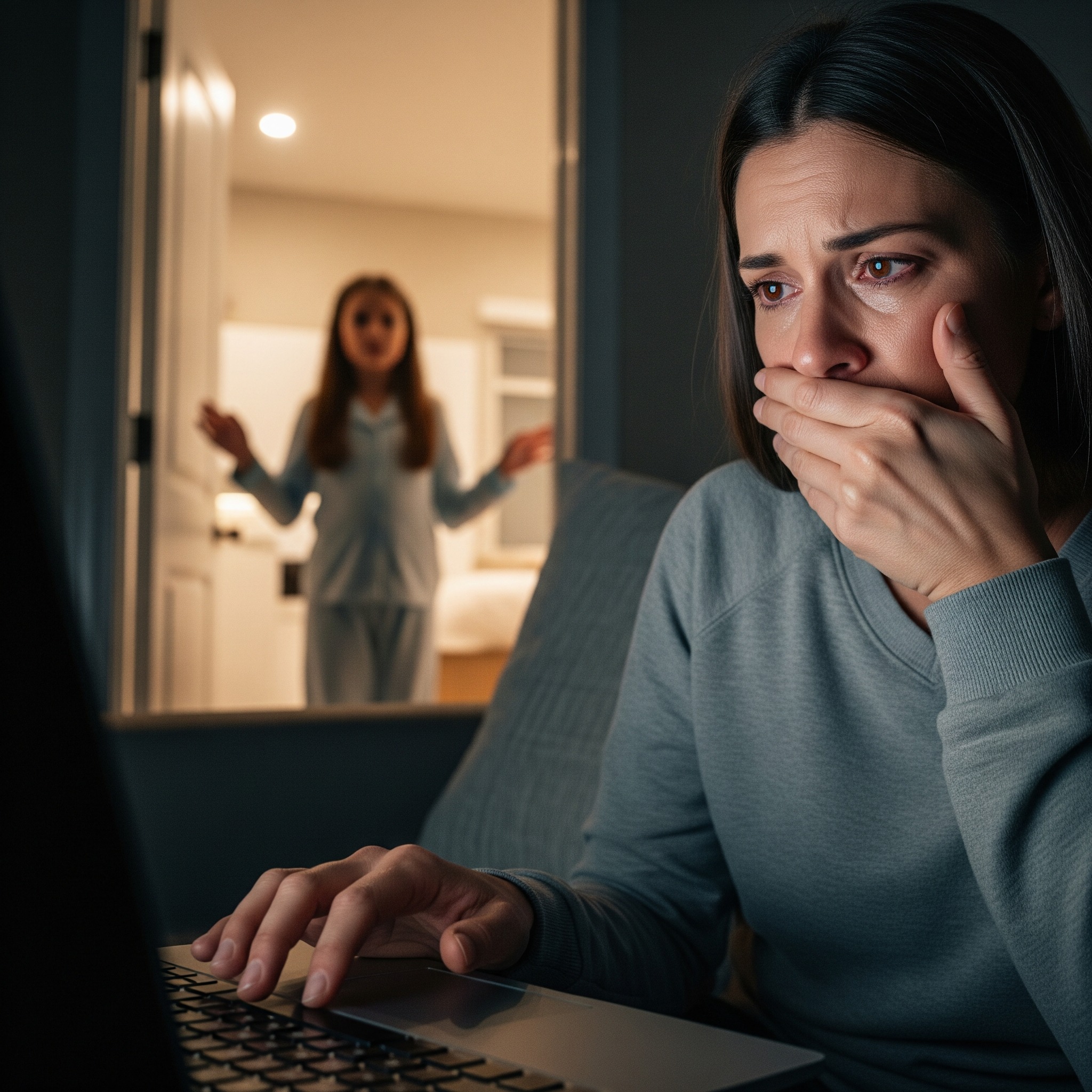 Every night, my husband chose to sleep in our daughter’s room—so I hid a small camera to find out why. What I saw in that recording made my hands shake and my heart freeze.