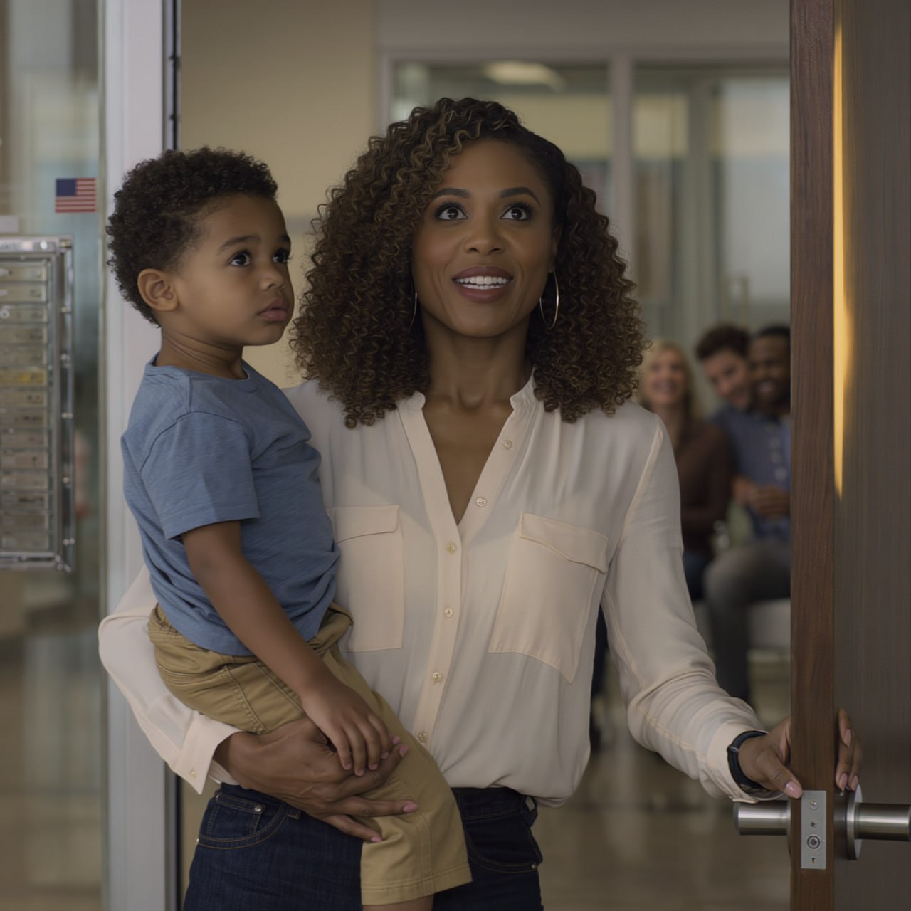 I won 50 million dollars in the lottery and carried my little boy to my husband’s sleek downtown office to share the good news, but as I stood outside his door listening to the laughter, clinking glasses, and a woman’s voice calling him “baby,” I quietly wiped my tears, tightened my grip on my son, and decided that from this moment on, everything in our lives would change.