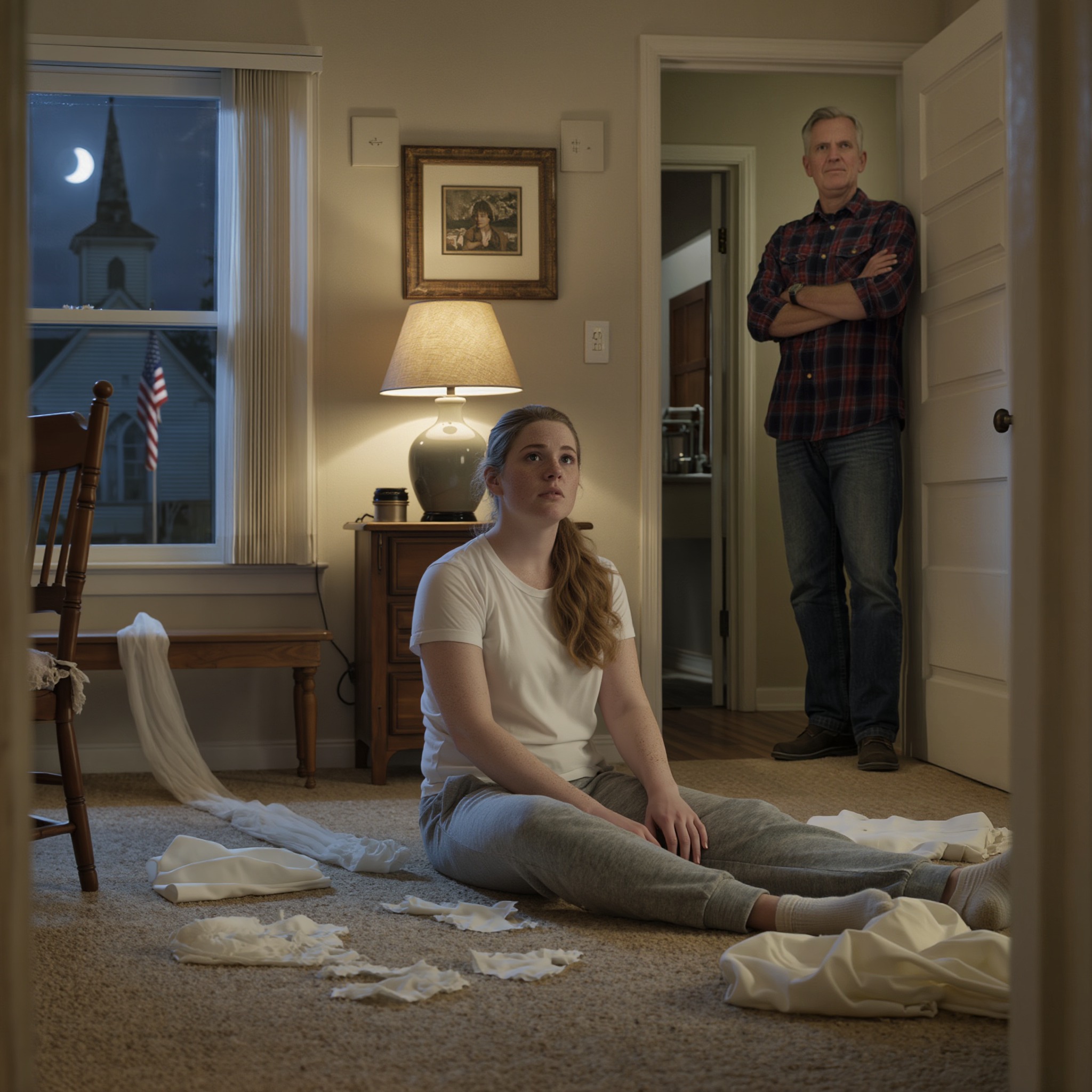 The night before my wedding, my parents quietly ruined my wedding dress, cutting it into two pieces – just to force me to give up, to stop everything. ‘You deserve this,’ my father said coldly. But when the chapel doors opened, they saw me standing tall in a white Navy uniform, with two shining stars on my shoulders. My brother froze and blurted out, “Oh wow… look at her ribbons!”