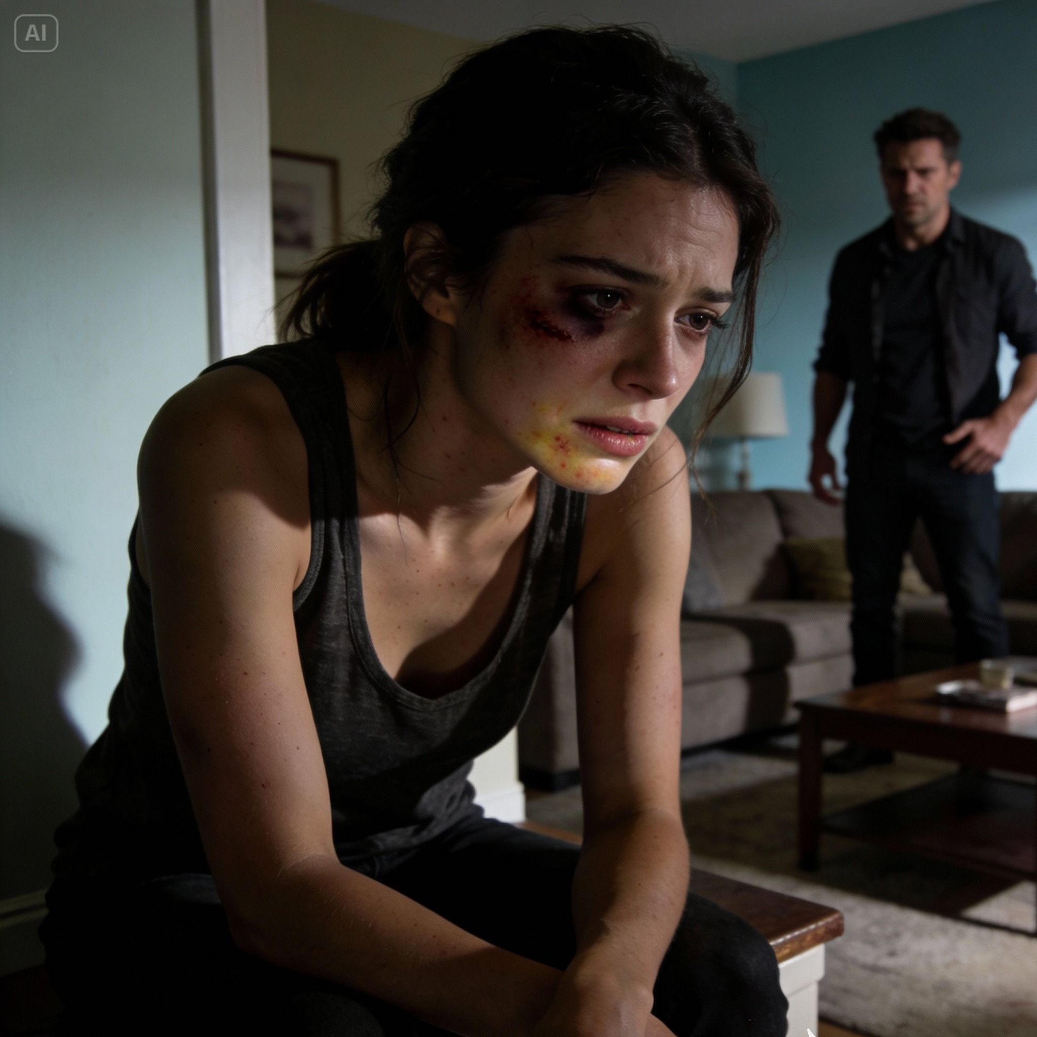 My husband beat me for refusing to live with my mother-in-law. then he calmly went to bed. the next morning, he brought me some makeup and said: “my mother’s coming for lunch. cover all that up and smile.”