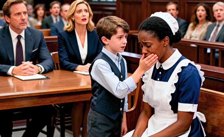 Maid Accused By Billionaire Went To Court Without Lawyer — Until His Son Appeared And Exposed This