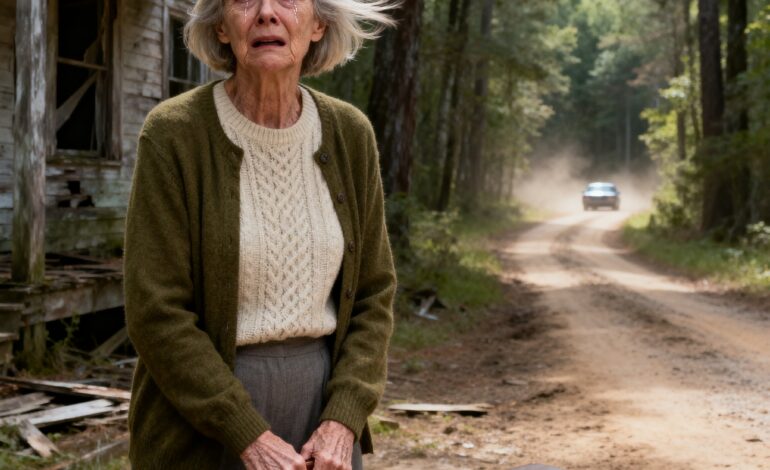 My son abandoned me in a crumbling old house in the middle of the woods, telling me it was what I deserved… days later, he called me 45 times, desperately screaming, “Mom, what did you do?” but by then, it was already too late…