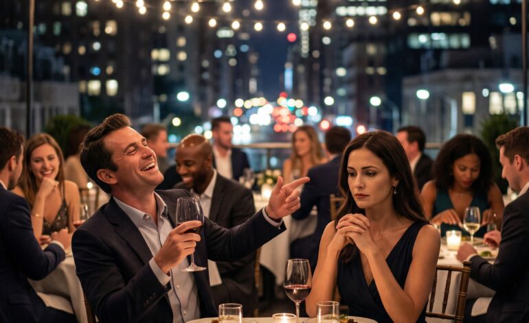 I stayed silent when my husband called me his “youthful mistake” in front of everyone and laughed. But when he woke up in the apartment and saw the message on the mirror… He froze in shock!