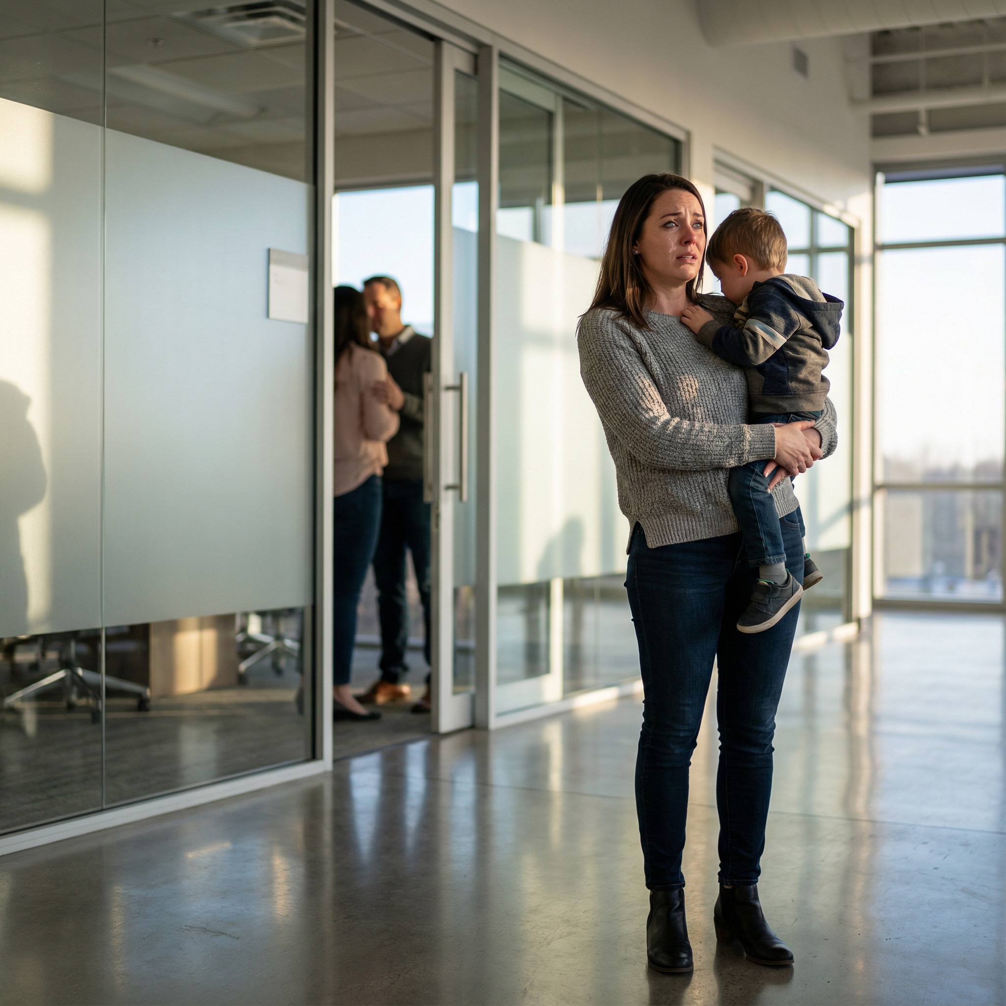 I won $50 million in the lottery. I ran with our little son to my husband’s office to give him the news. When I arrived, I heard intimate sounds from him… So then, I did something.