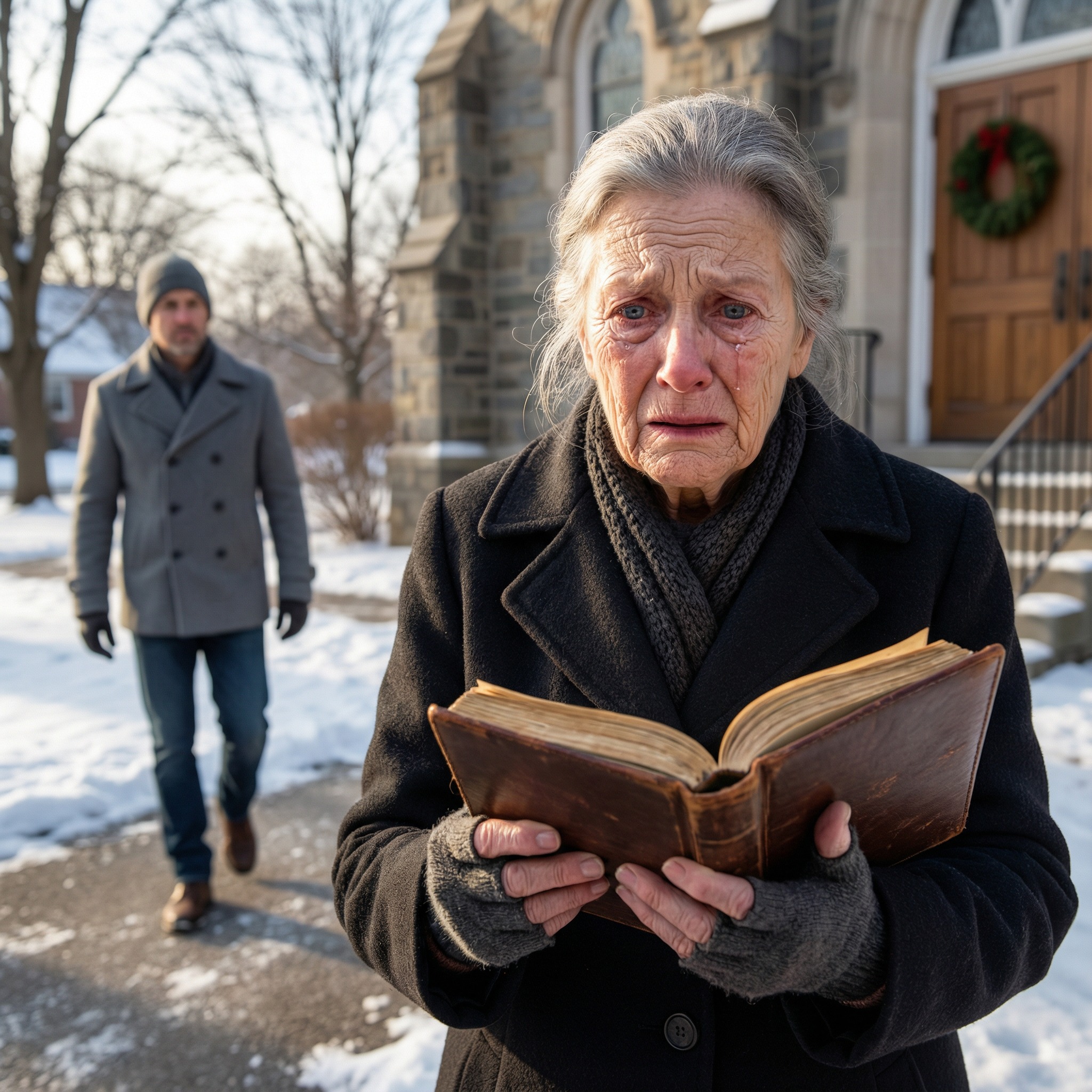 MY HUSBAND HAD PROMISED ME A BIG SURPRISE FOR OUR 55TH CHRISTMAS TOGETHER—BUT HE PASSED AWAY TWO MONTHS BEFORE. ON CHRISTMAS MORNING, WHILE I WAS AT CHURCH, A STRANGER APPROACHED ME AND HANDED ME A DIARY. THE FIRST PAGE READ: “DID YOU THINK I WOULDN’T KEEP MY PROMISE? FOLLOW THE INSTRUCTIONS ON THE NEXT PAGES… AND DO NOT TELL OUR CHILDREN.”