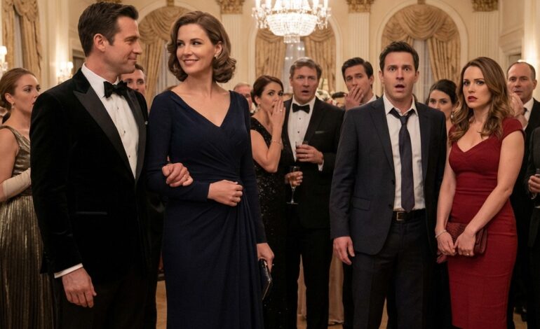 When my husband yelled “You’re a tramp, and your kid will be too!” he tossed me out with our one-year-old. A year later he showed up with his side chick at a party full of big shots. And the look on his face when he saw me next to…