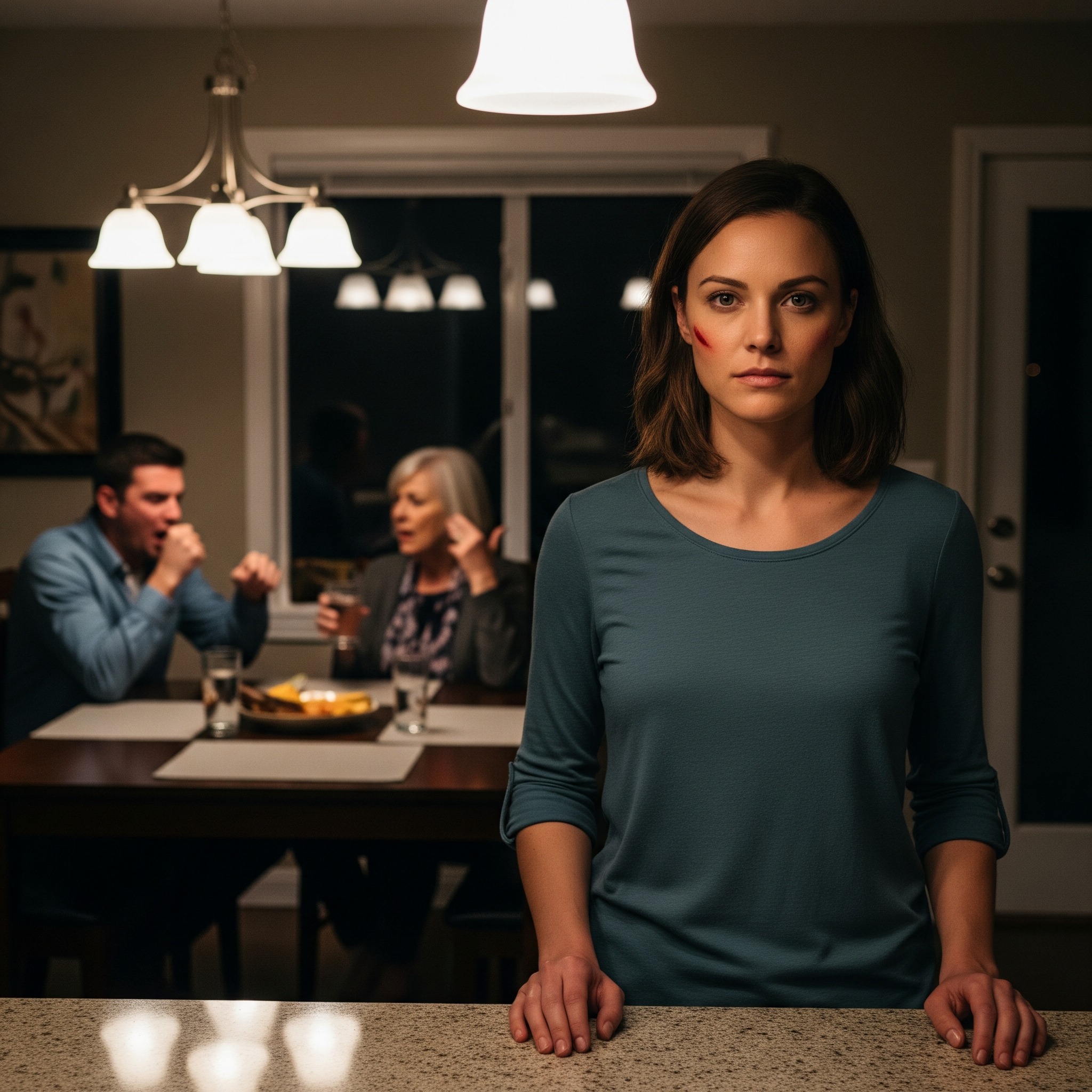 When I got home, my husband greeted me with a slap and shouting: “Do you see what time it is? To the kitchen, useless woman!” The dinner I served them afterward left them hysterical.