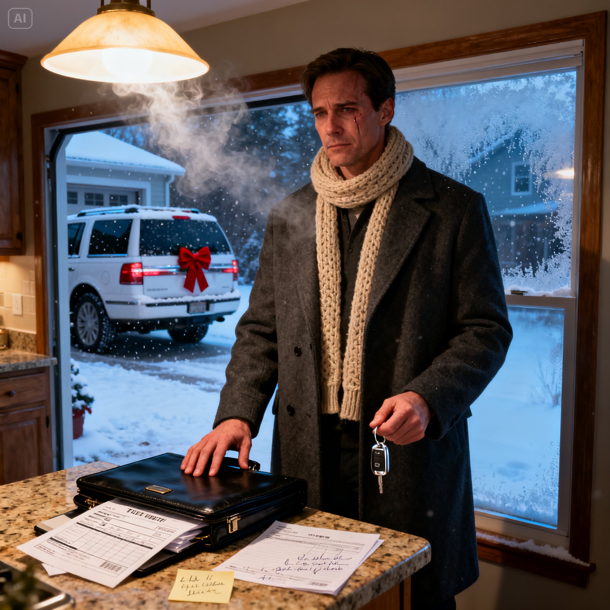 On Christmas morning, my parents surprised my sister with a luxury SUV wrapped in a red bow. Then they handed me clearance socks and smiled.