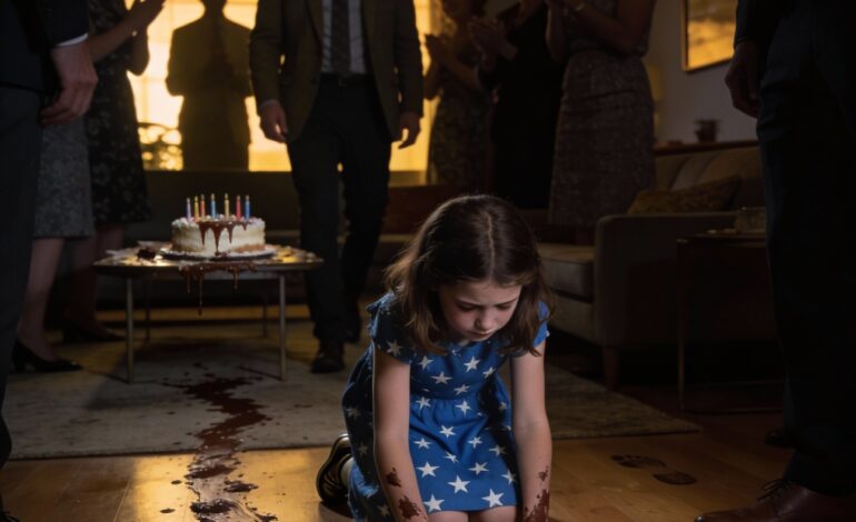 At my daughter’s 8th birthday celebration, my brother announced he got into harvard and the party became his, while my 8-year-old was made to rub frosting off the floor as they stepped over her, i said nothing, but the next morning they found this on the table and went pale.