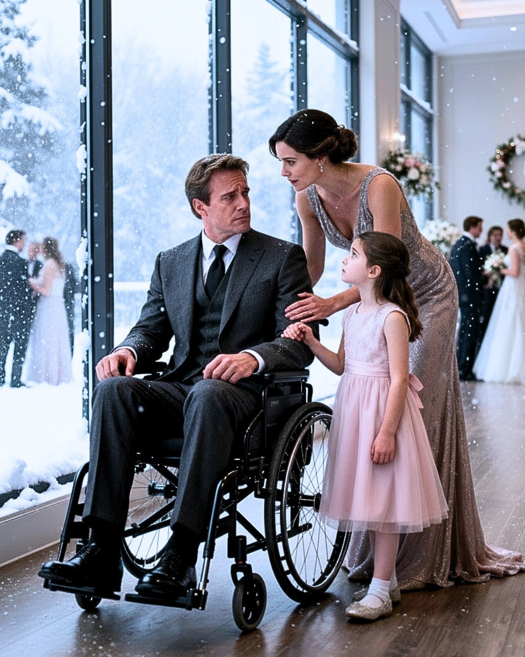 The Paralyzed Millionaire Was Left Alone at His Wedding… Until a Single Mother Looked at Him and Said, “Would You Dance With Me?”