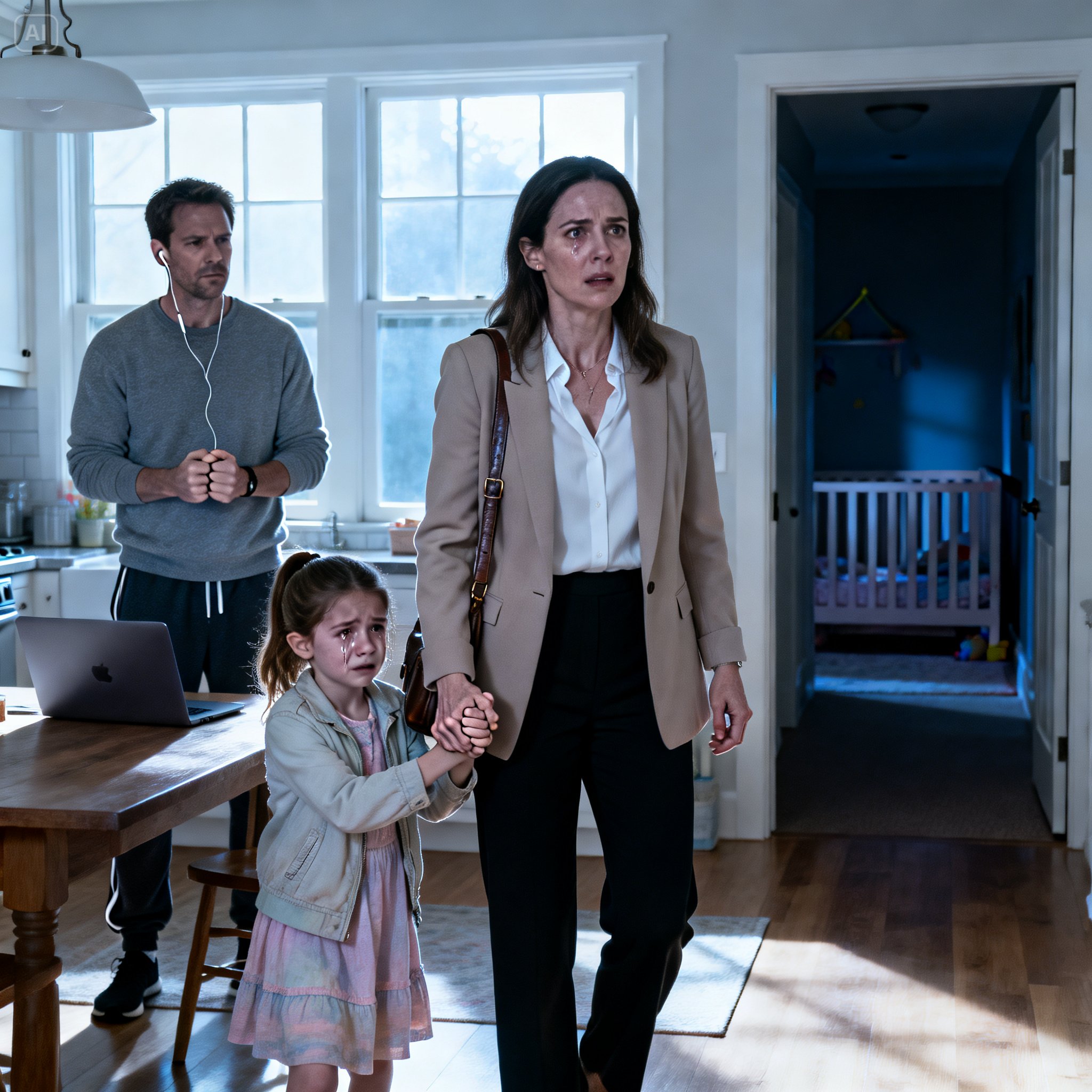 As I Was Leaving for Work, My Daughter Whispered Something About Her Dad That Stopped Me Cold.