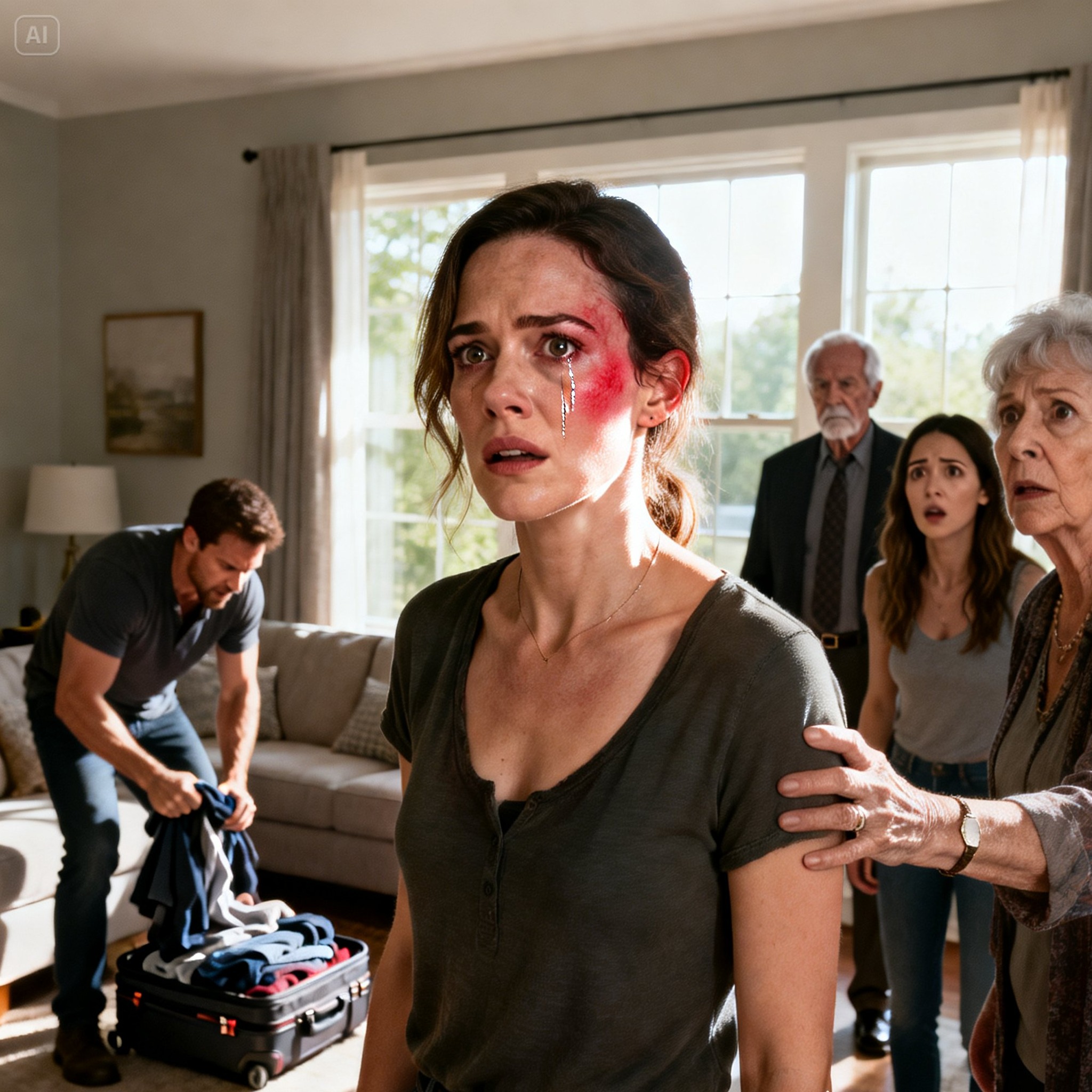 My Husband Slapped Me In Front of His Family, Claiming He Was ‘The Man of The House.’ Five Minutes Later, His Family Watched Him Packing His Things.