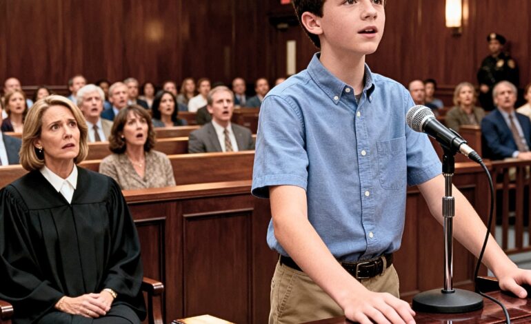 I found an abandoned baby in the hallway and raised him as my own. But when his biological mother, a millionaire, returned 17 years later, he said something in court that left everyone speechless