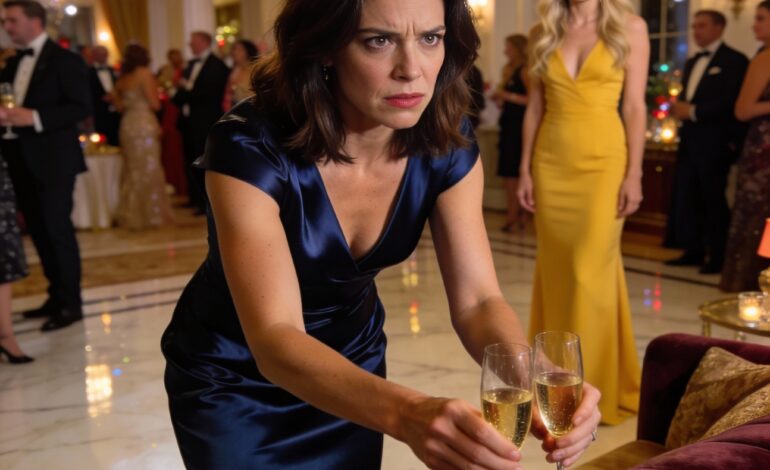 My sister slipped something into my glass at her anniversary party with a smile that hid betrayal. I quietly switched glasses with her husband… and then everything fell.