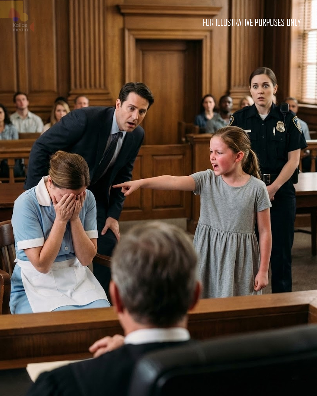 “Let my nanny go! I know the truth!” the little girl shouted—and the courtroom fell into stunned silence.