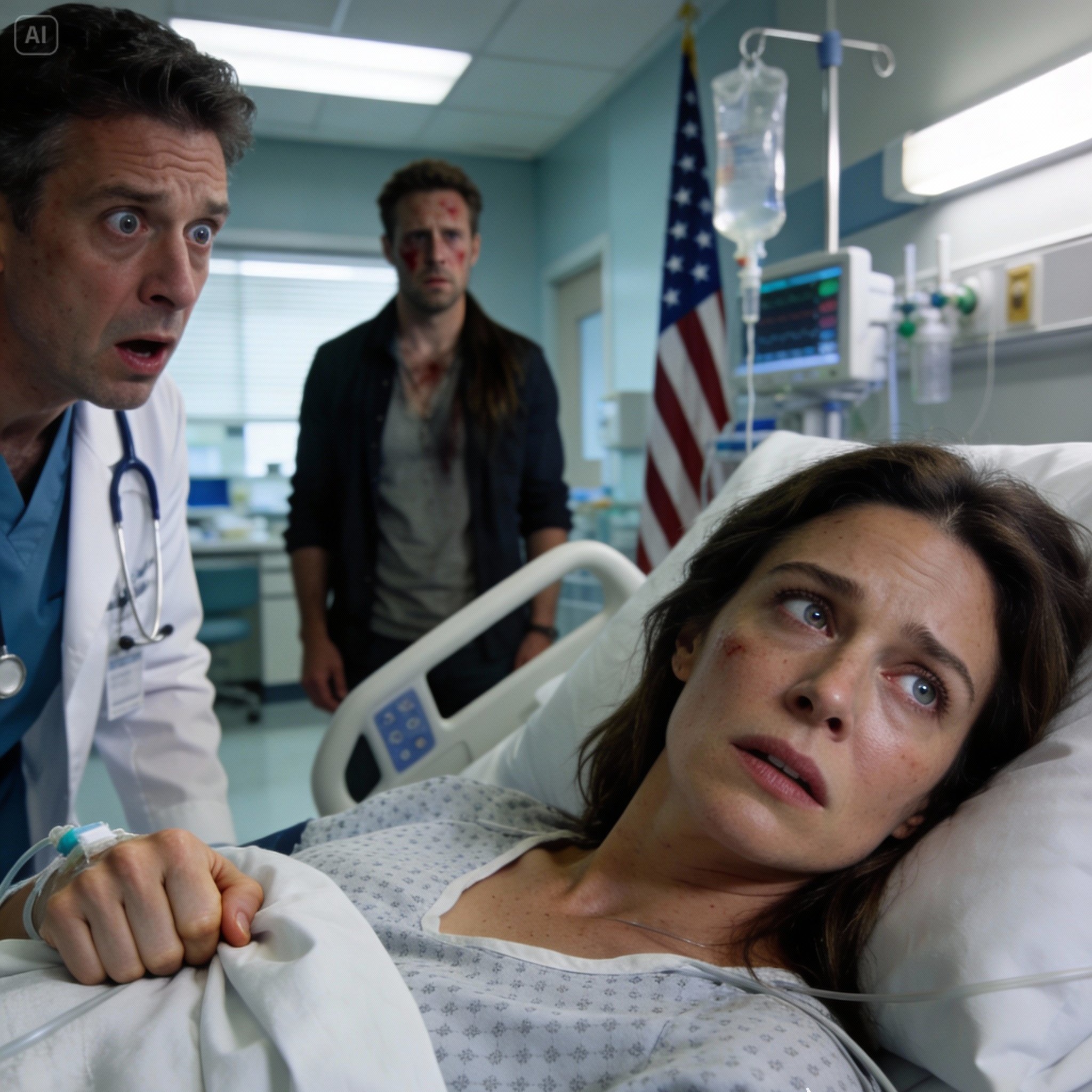 I was in a coma for 72 hours when I learned my husband had already signed my organ donor papers. As my eyes suddenly opened, I heard him whisper, “It’s finally over.” The memory of why I collapsed rushed back like a blade. I turned my head toward the doctor and murmured one sentence—“Call the police. He did this to me.” The room went deathly silent.