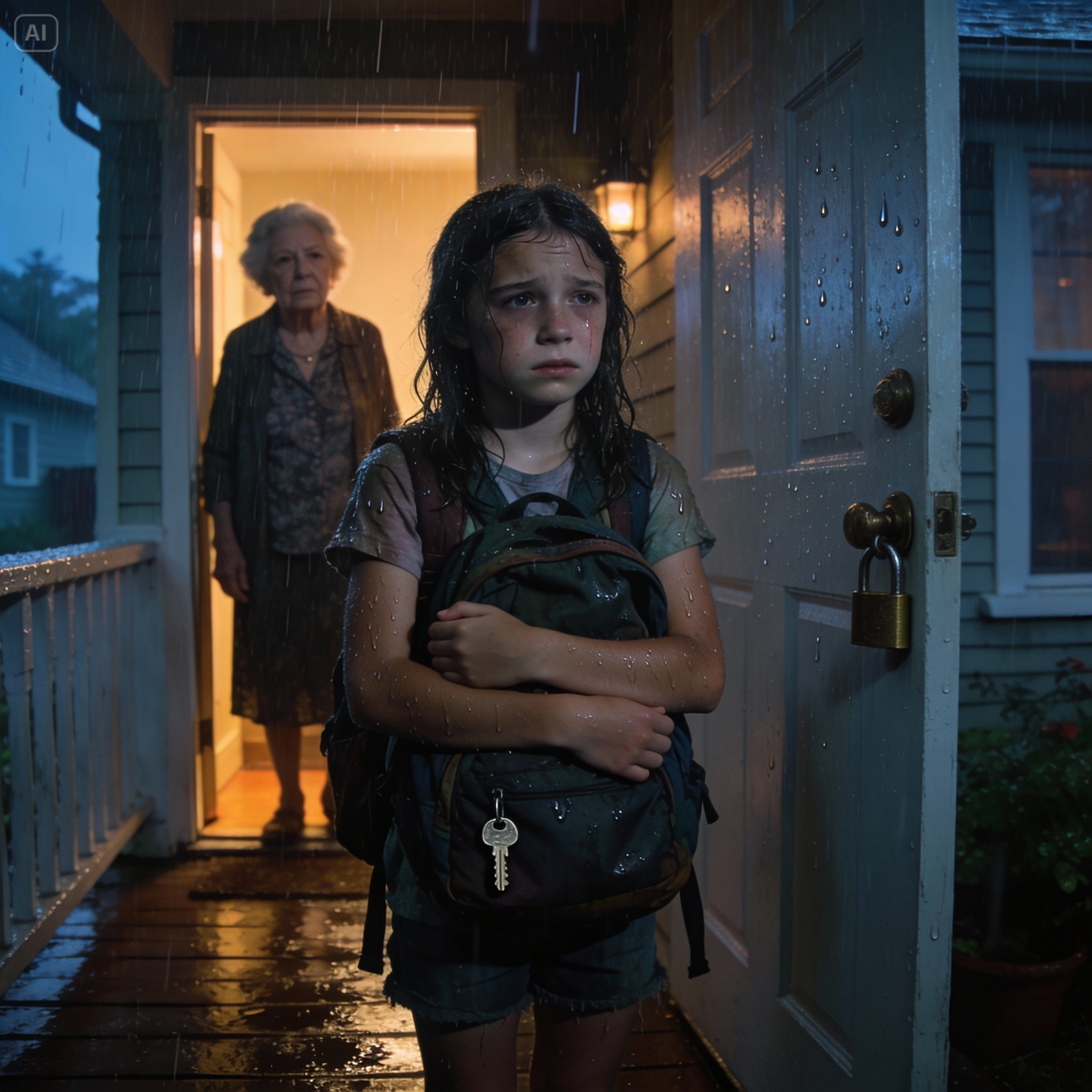 My 11-year-old daughter came home and her key didn’t fit. She spent five hours in the rain, waiting. Then my mother came out and said, “We have all decided you and your mom don’t live here anymore.” I didn’t shout. I just said, “Understood.” Three days later, my mother received a letter and went pale…