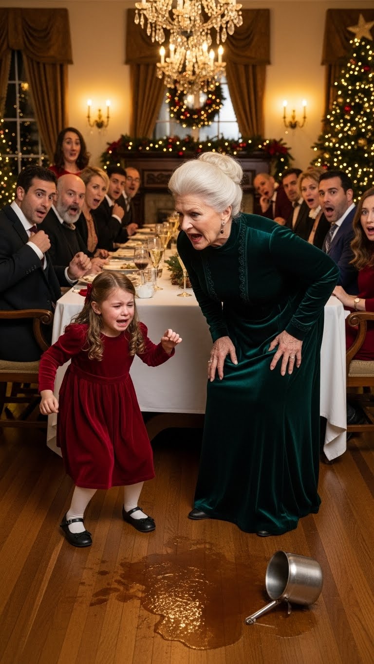 A Christmas Dinner Turned Deadly When a Child Spilled a Drink — But What Her Brother Revealed Silenced a Powerful Family Forever