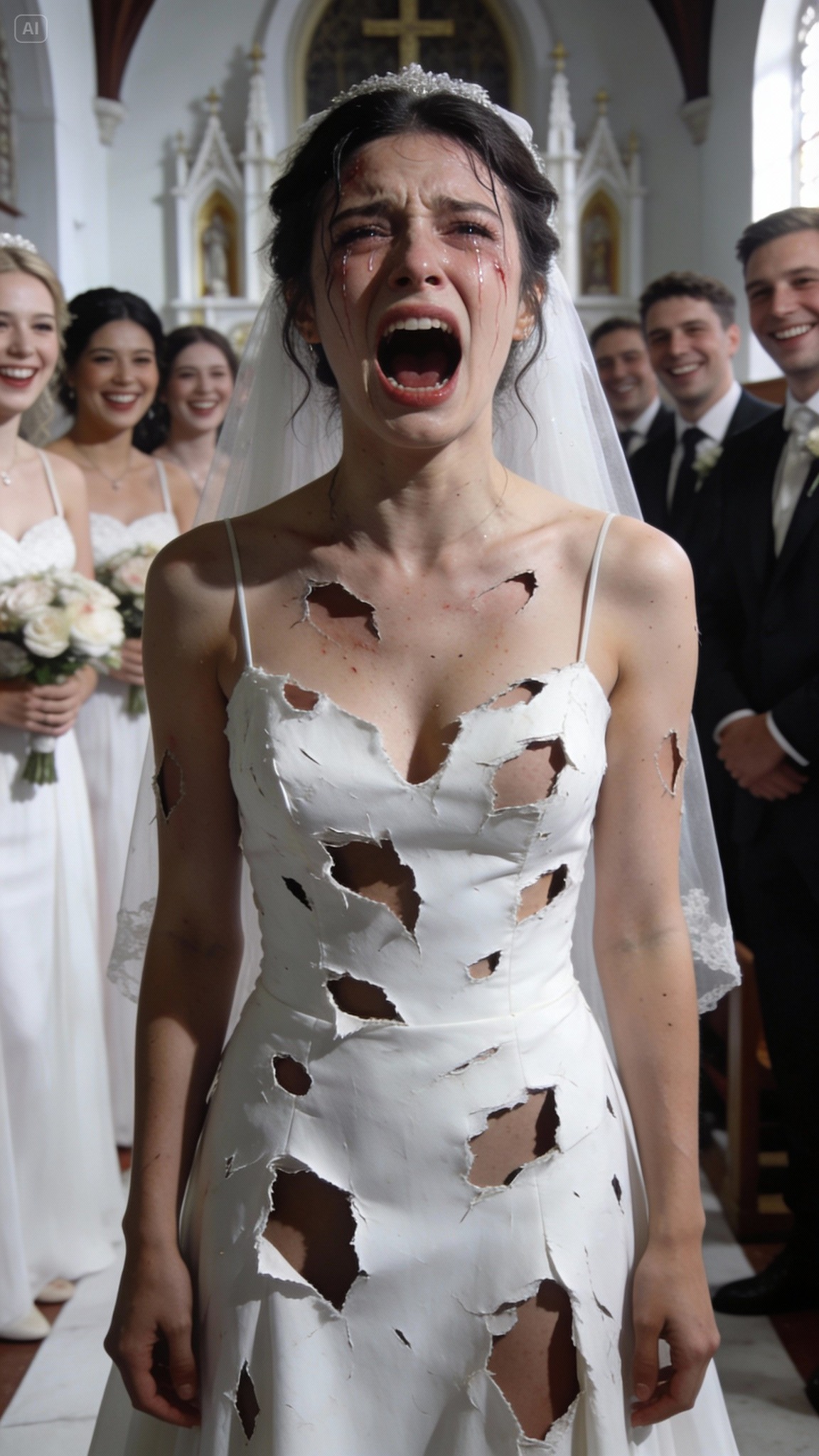 My stepsister went out of her way to ruin my wedding, from stealing the date to tearing holes in my dress. My parents left me alone, but what they saw later left them completely speechless.