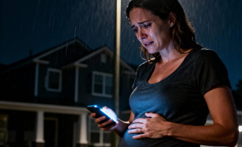 My water broke in the dead of night. Shaking with pain, I called my husband and whispered, “I need you—now.” What answered wasn’t his voice, but the moans of another woman. I didn’t scream. I didn’t hang up. I pressed record and listened in silence. Then I sent the audio to one contact only—my father-in-law, a high-ranking general. By dawn, everything was about to change.