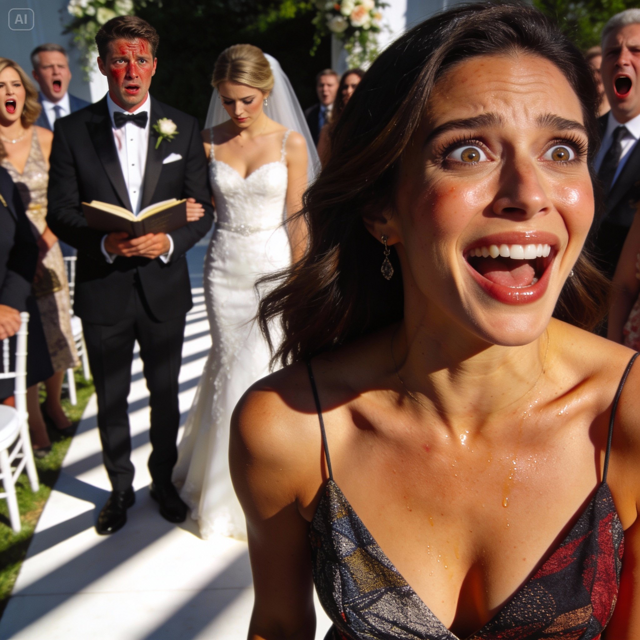 A week after our divorce, my ex-husband married his ‘perfect’ dream woman — but when I saw her face… I couldn’t stop laughing because she was…