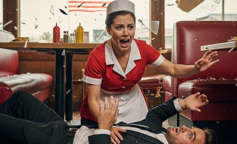 “Get Down!” The Poor Girl Threw Herself Over The Little Girl — Unaware Her Dad Was The Mafia Boss