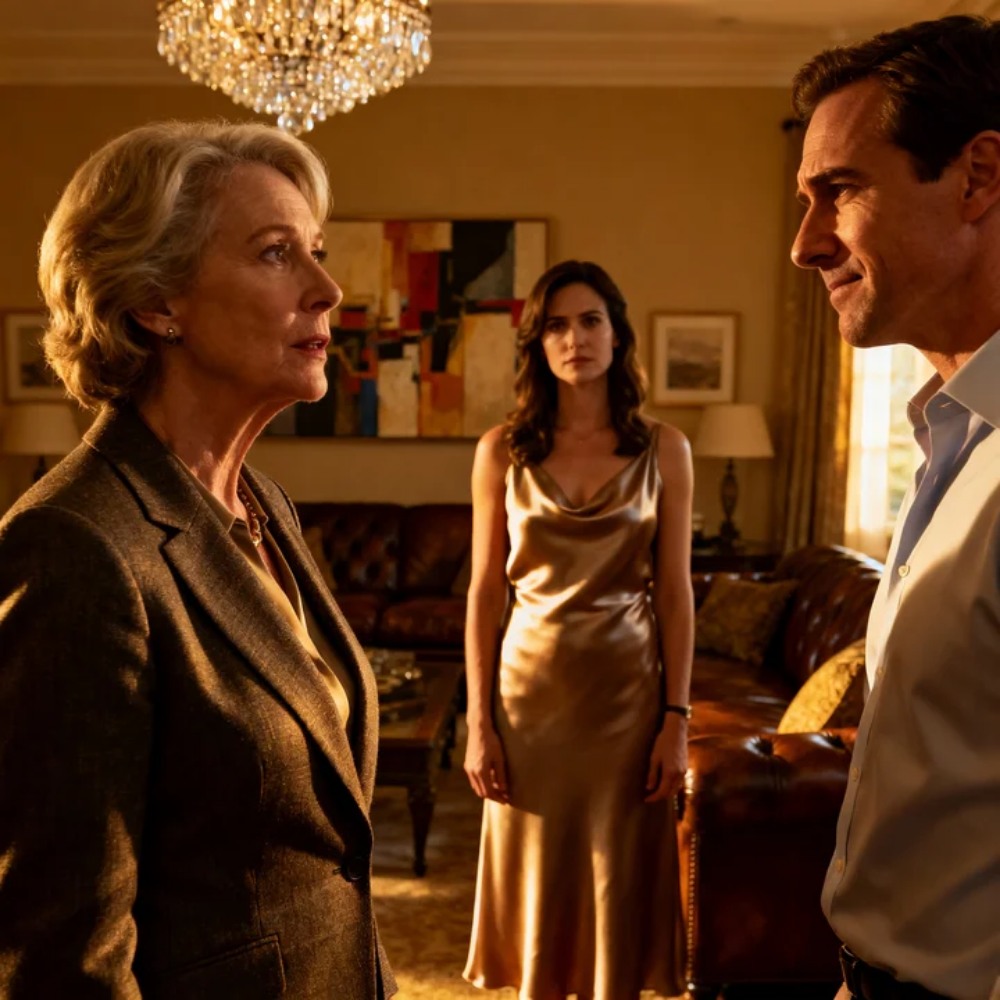 MY HUSBAND’S MOTHER CALMLY SAID, “IF YOU LEAVE HER, I’LL MAKE SURE YOU NEVER STRUGGLE AGAIN.” MY HUSBAND LOOKED AT ME… THEN NODDED. I DIDN’T ARGUE. I SIMPLY ASKED HIS FATHER ONE QUIET QUESTION AND WATCHED HIS FACE CHANGE BEFORE HE ANSWERED. BY THE END OF THE WEEK, NO ONE IN THAT HOUSE WAS MARRIED ANYMORE…