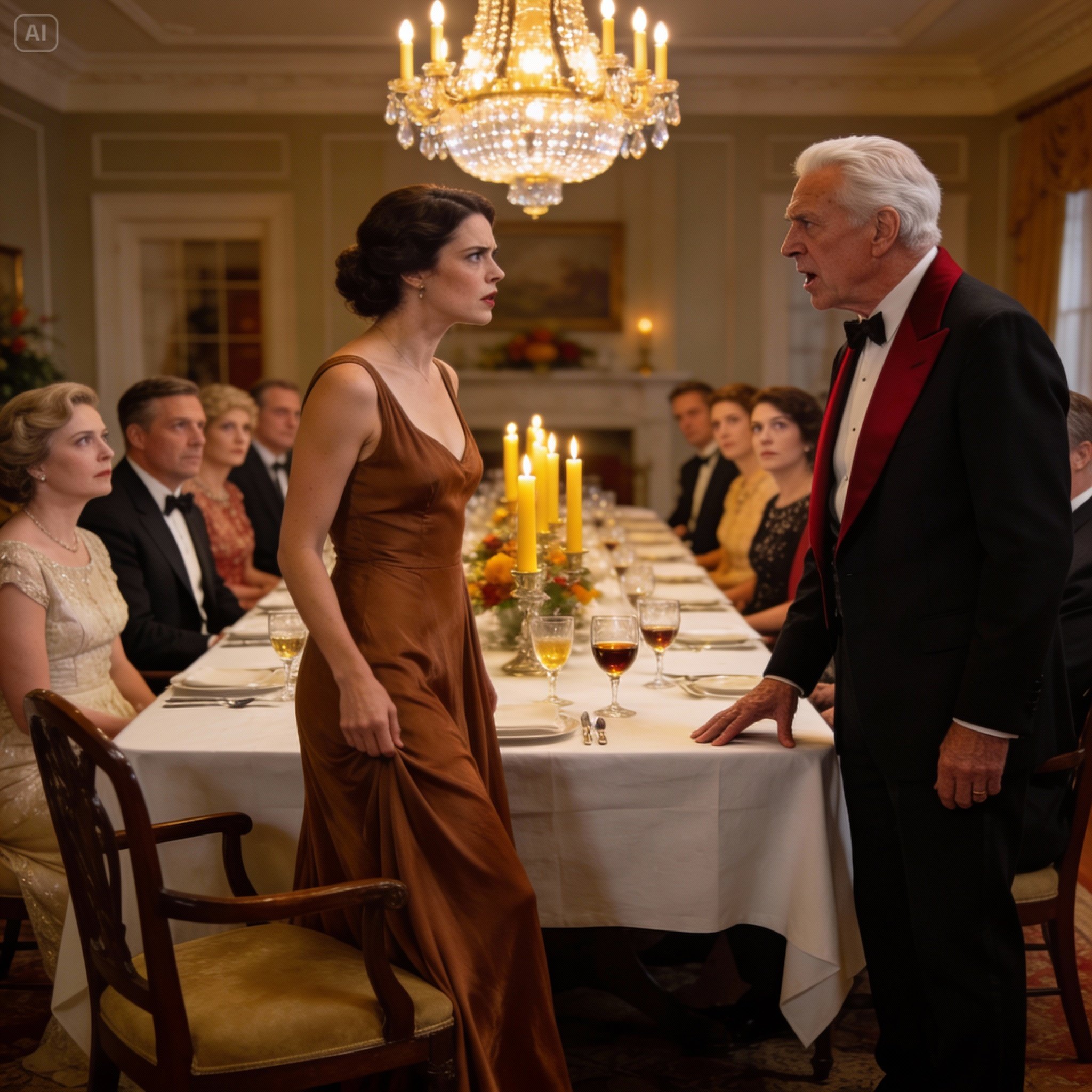 “I think it’s best if you leave,” his father said, cold as stone. But my husband smiled, lifted his glass, and replied: “Then you clearly don’t know who you’re talking to.”