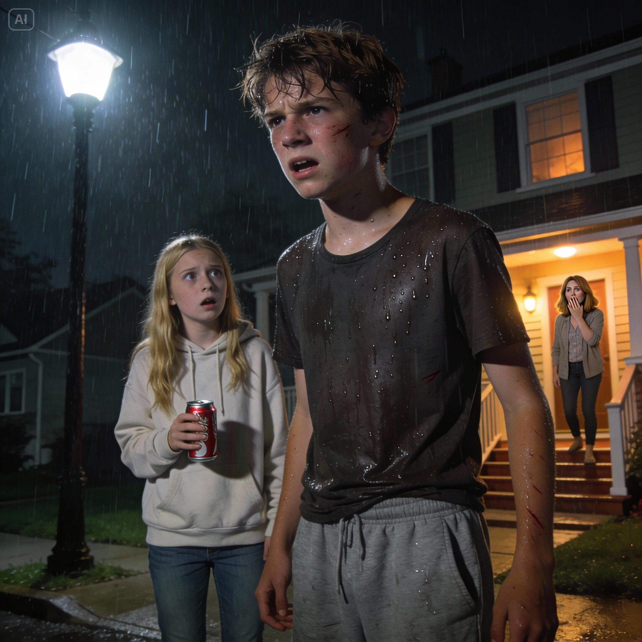 My Sister Framed Me, Got Me Thrown Out Barefoot at 15, and Let Me Starve on the Streets—But Weeks Later She Bragged About Destroying Me, Not Knowing My Mom Was Right Behind Her. That Night, Every Lie She Built Collapsed—and My Parents Finally Saw the Monster They Created.